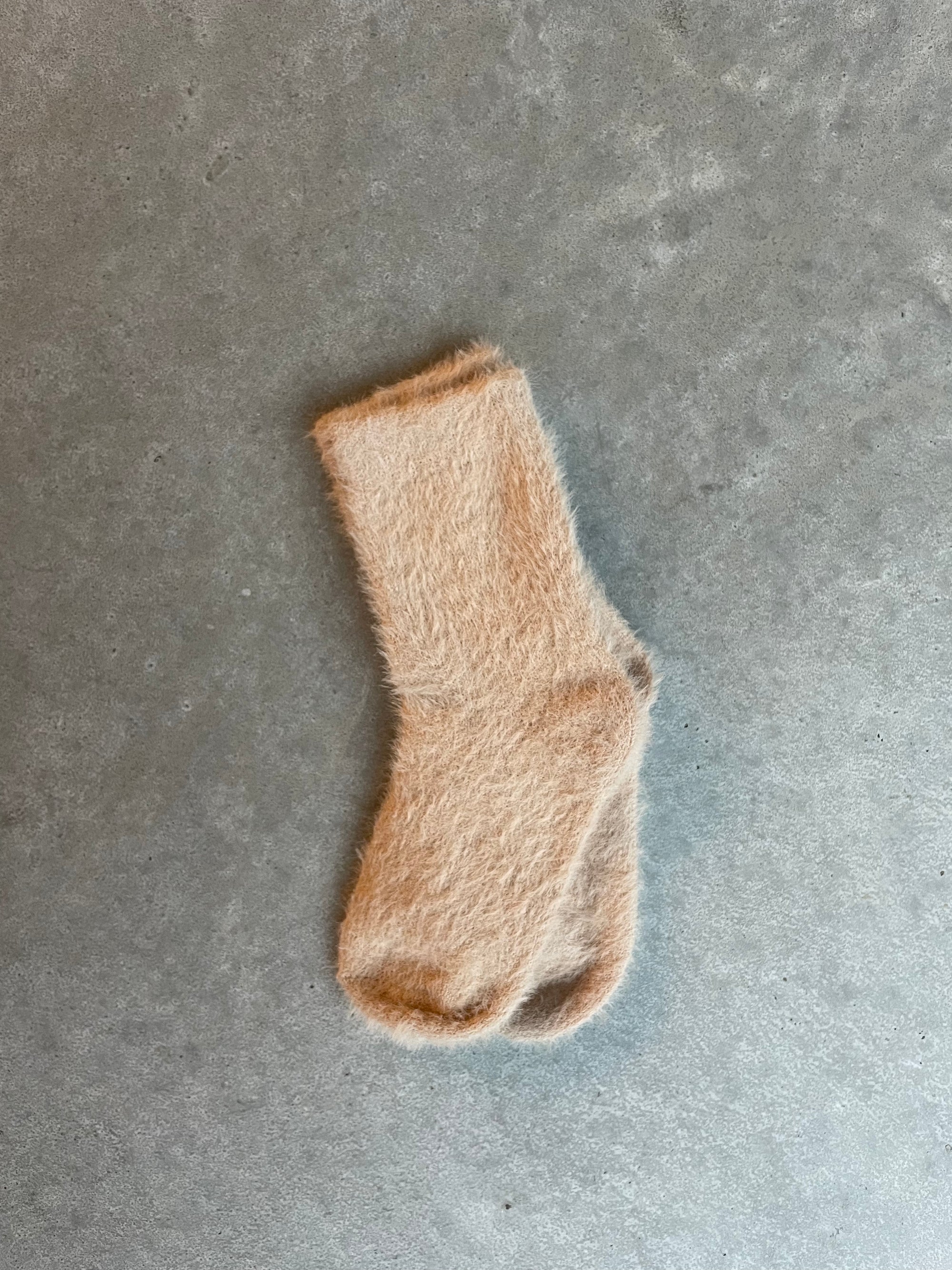 Fluffy socks - beige