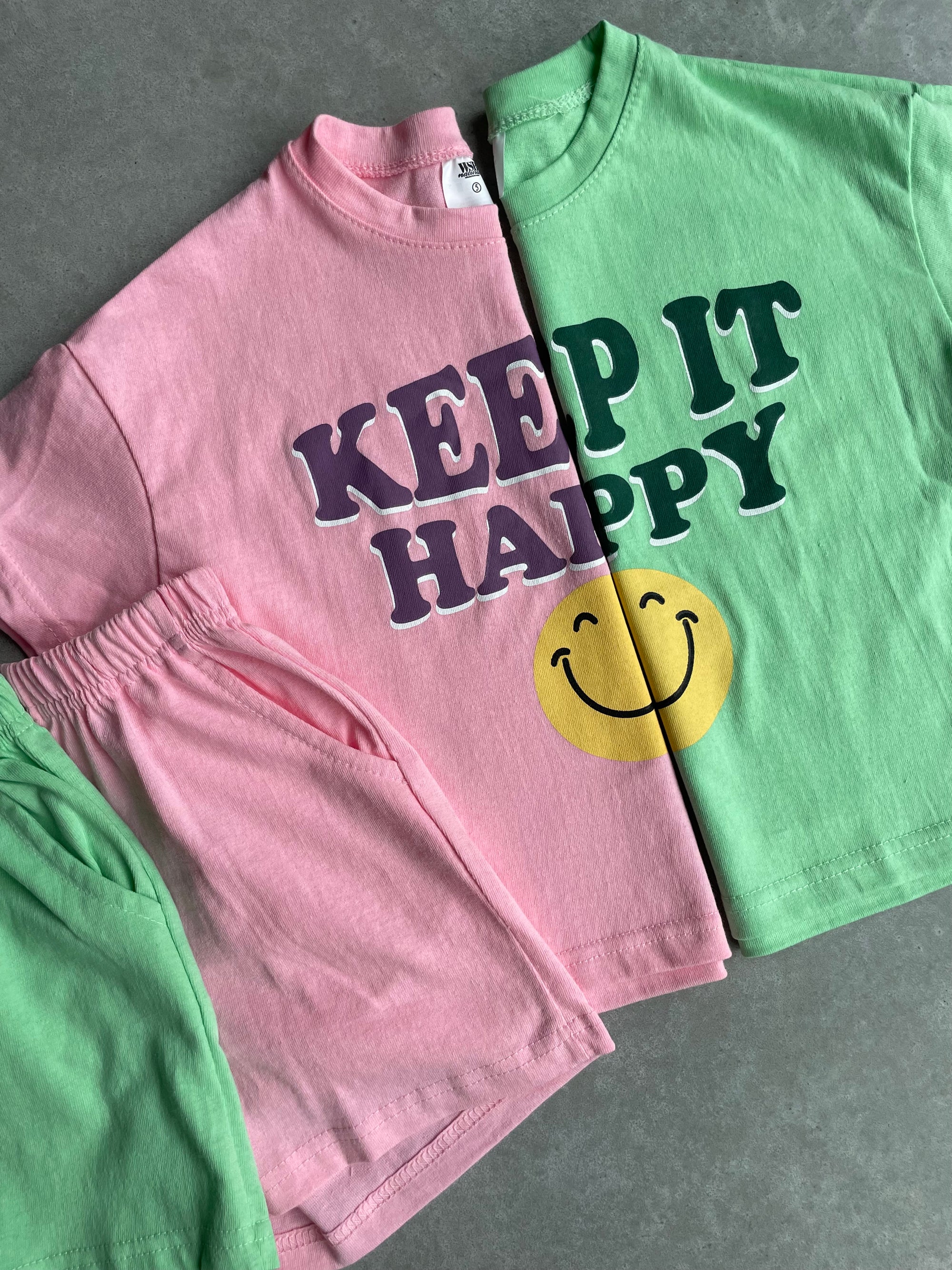 Setje keep it happy - groen