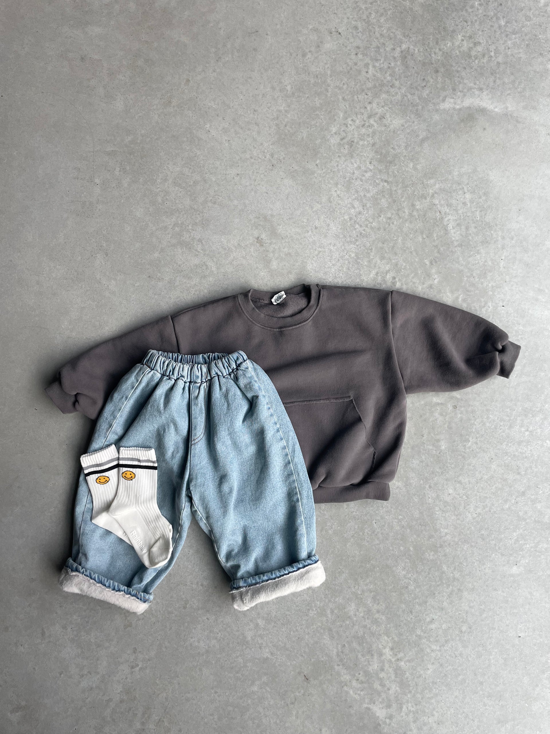 Oversized fleece sweater