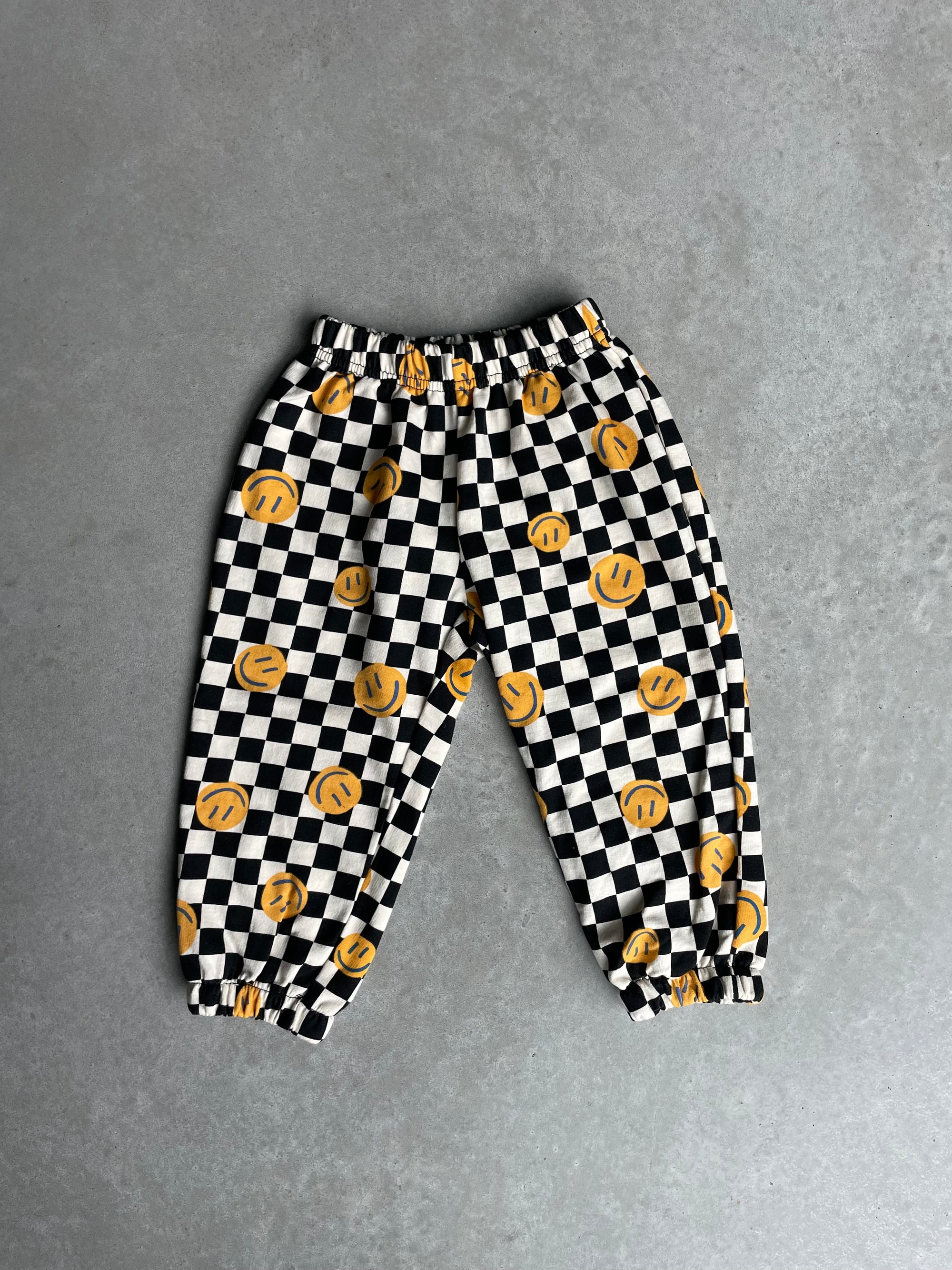 Smiley jogging pants - zwart