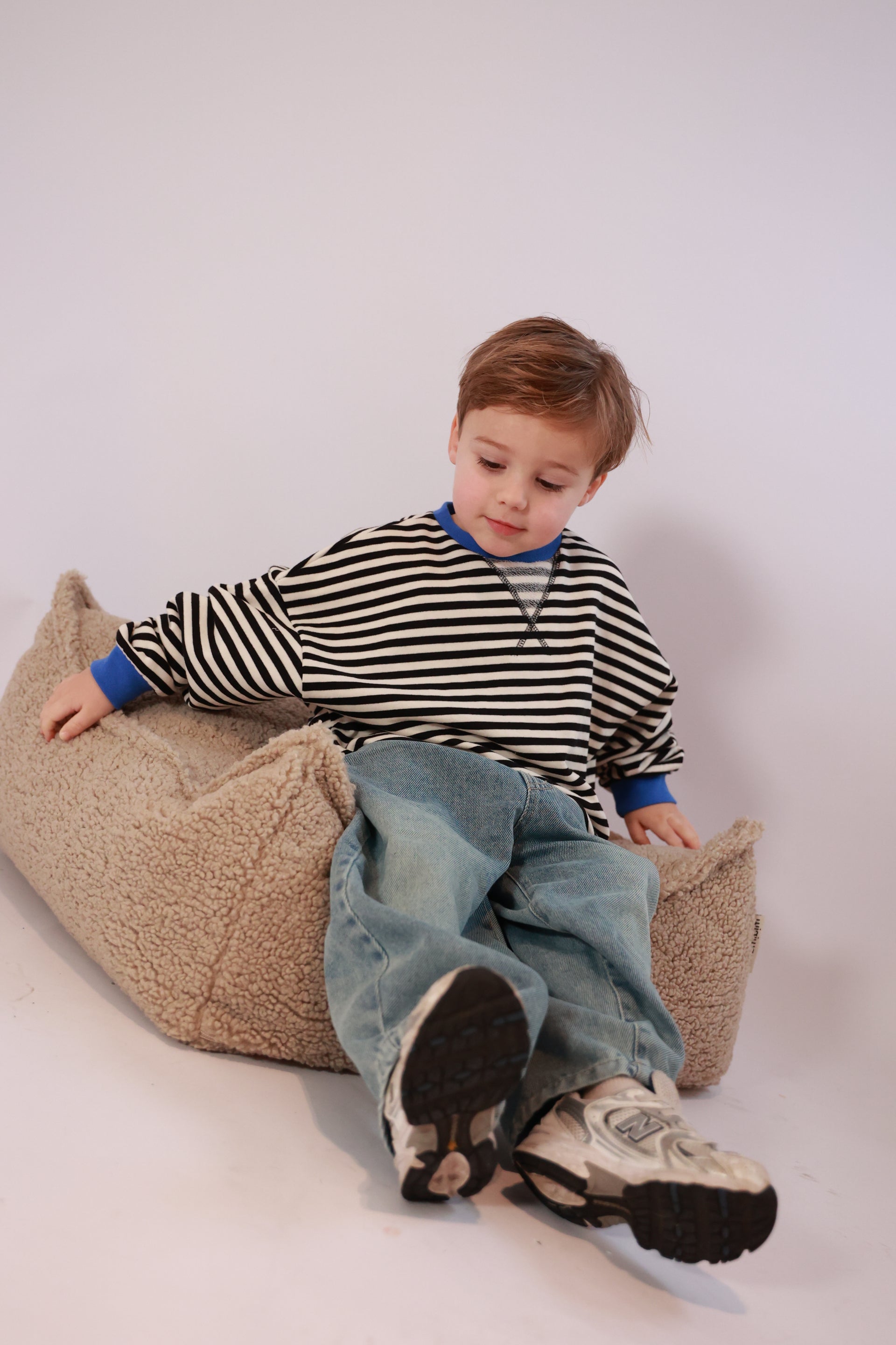 Color striped sweater