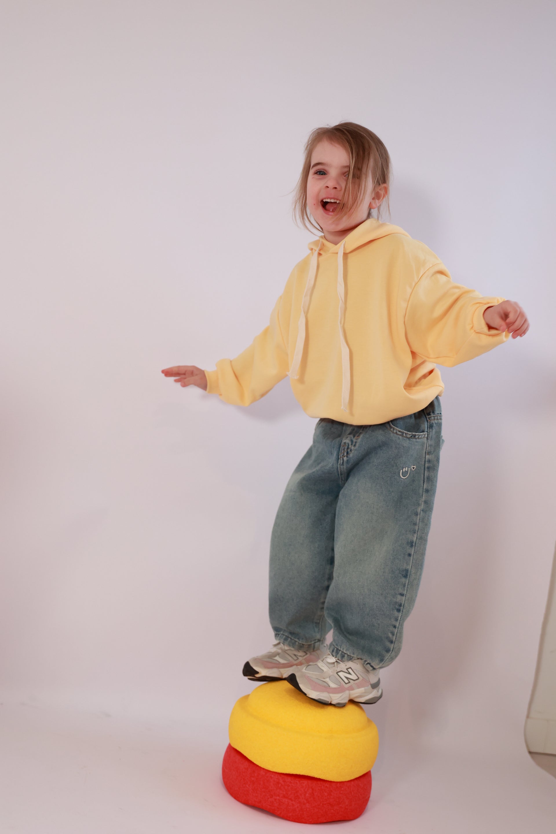 Oversized happy hoodie