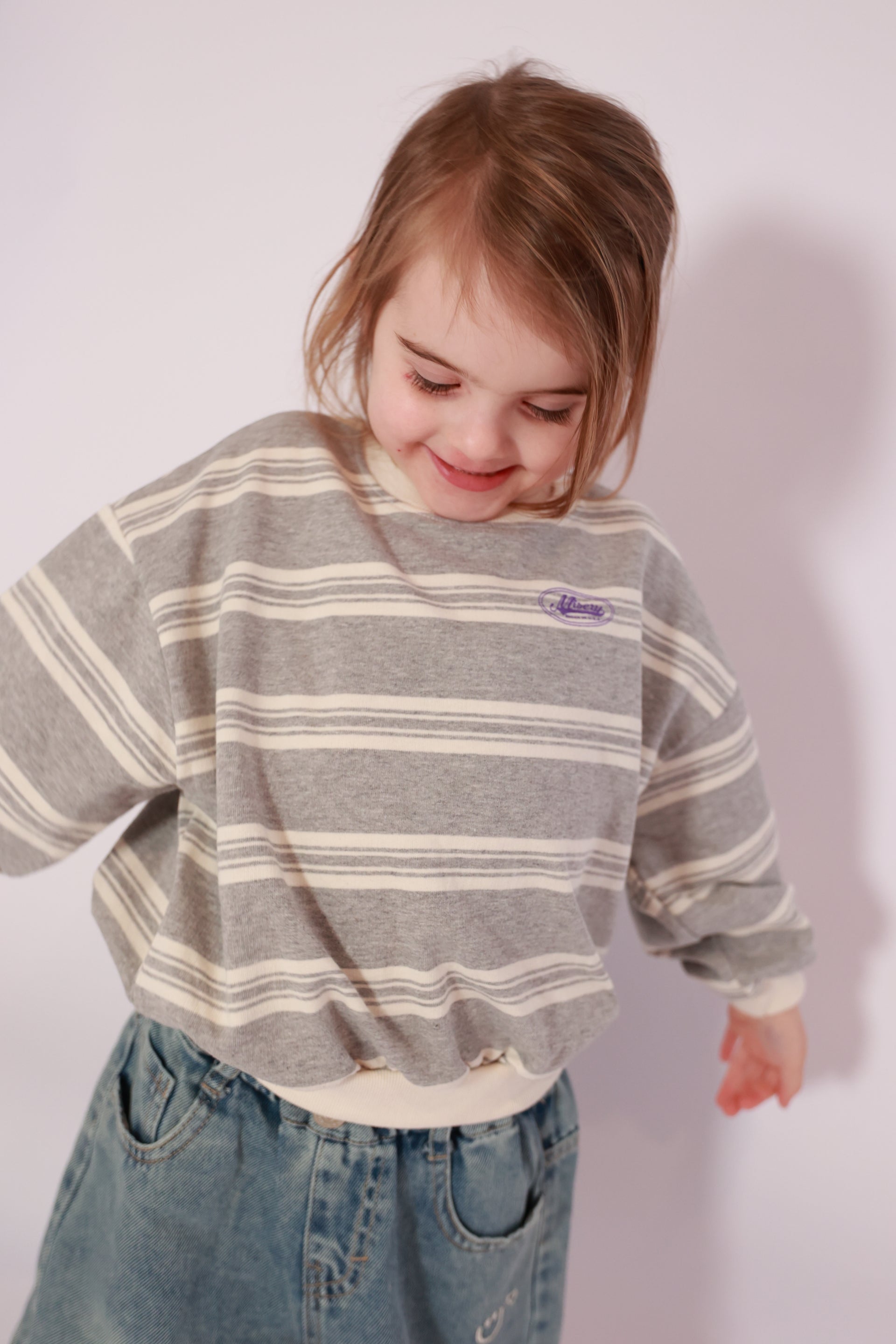 Base striped sweater