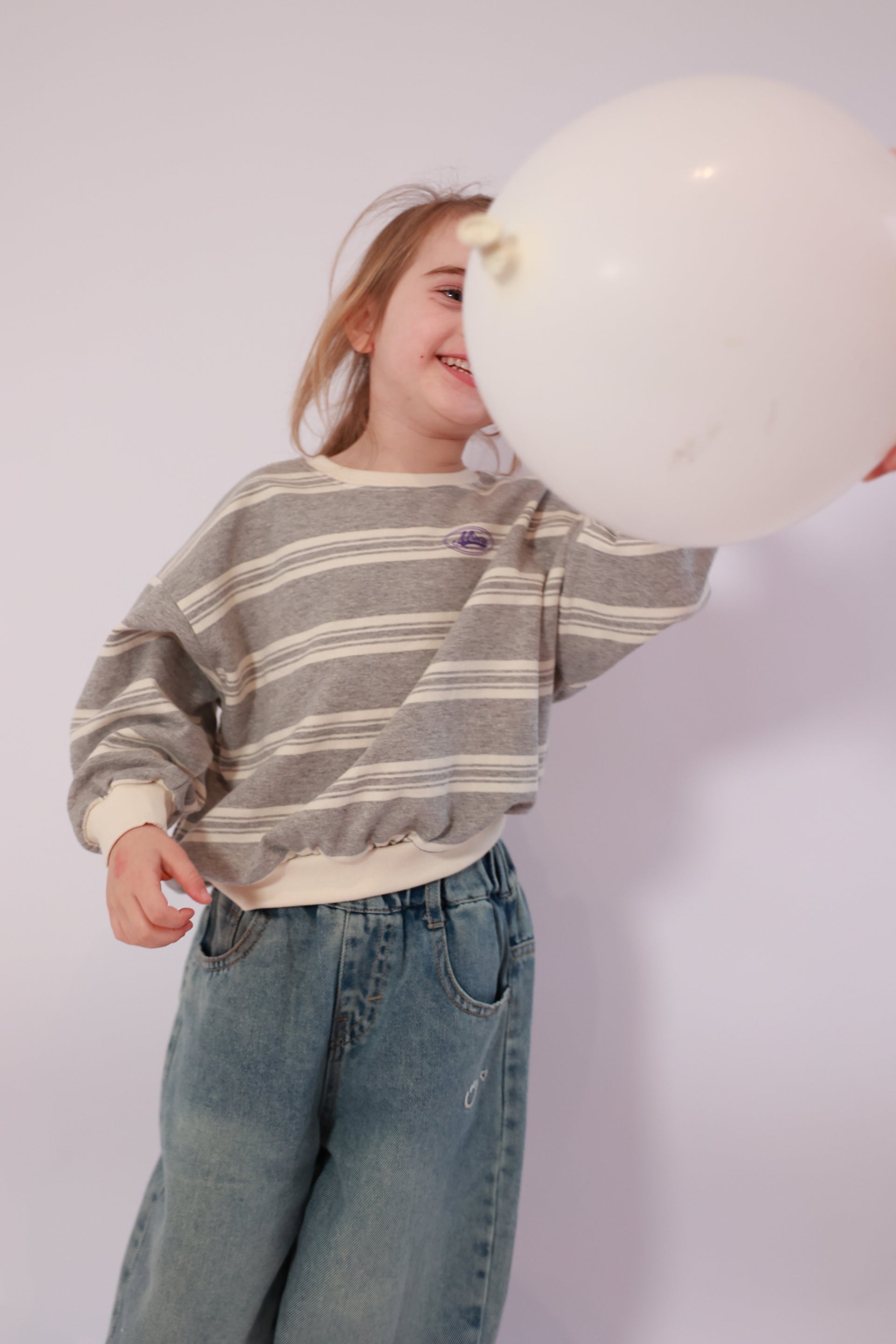 Base striped sweater