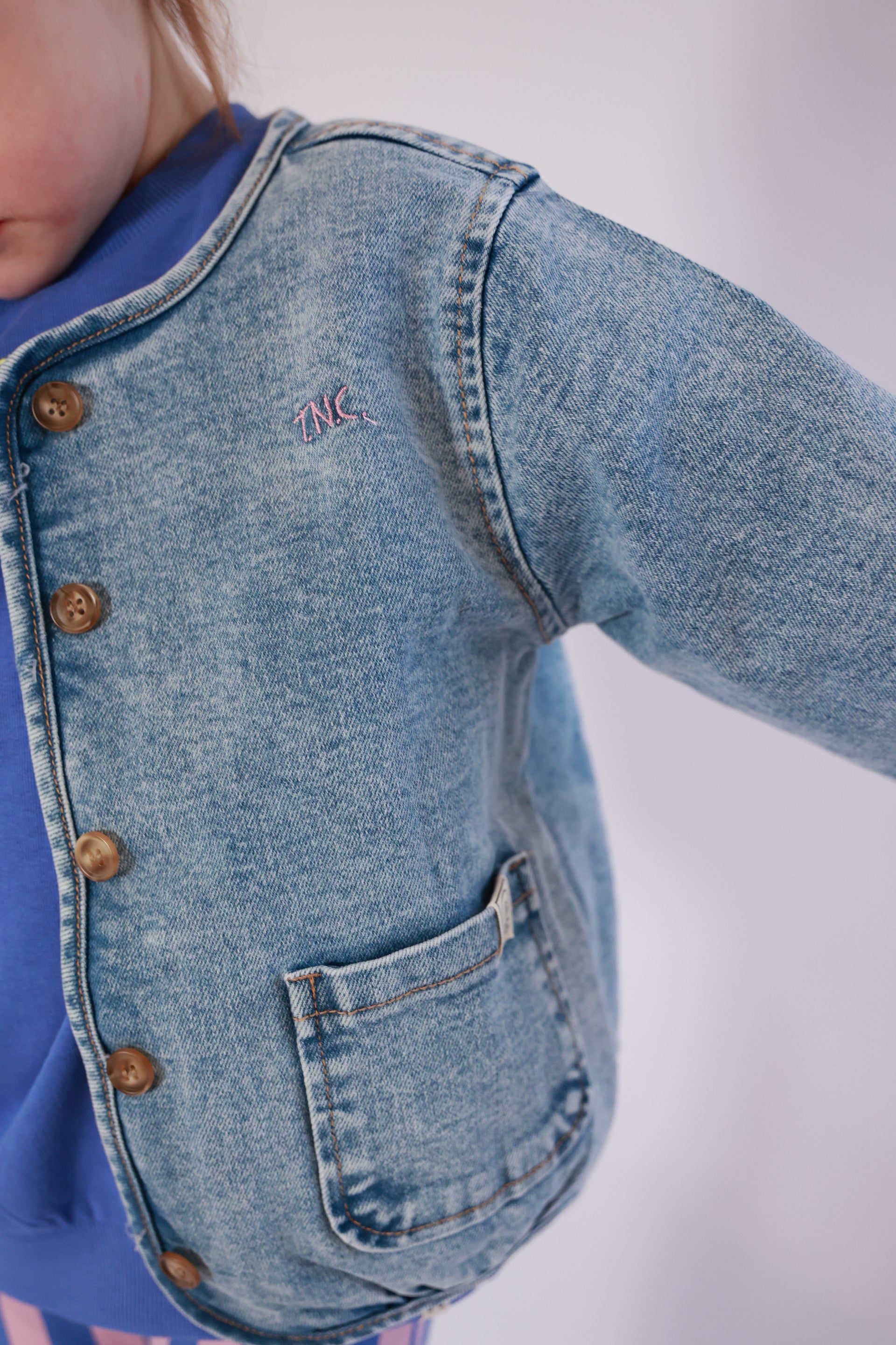 Light blue denim jacket