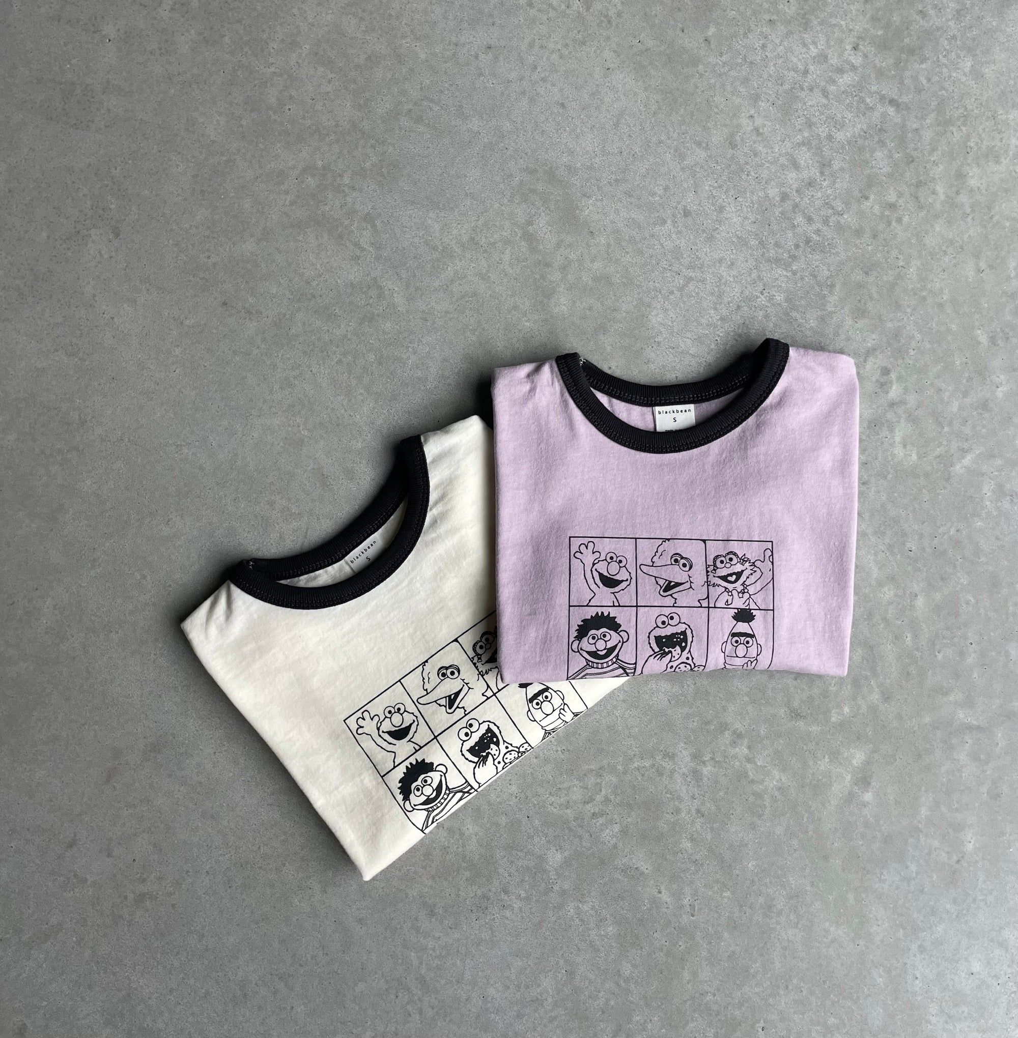 Cartoon tee - paars