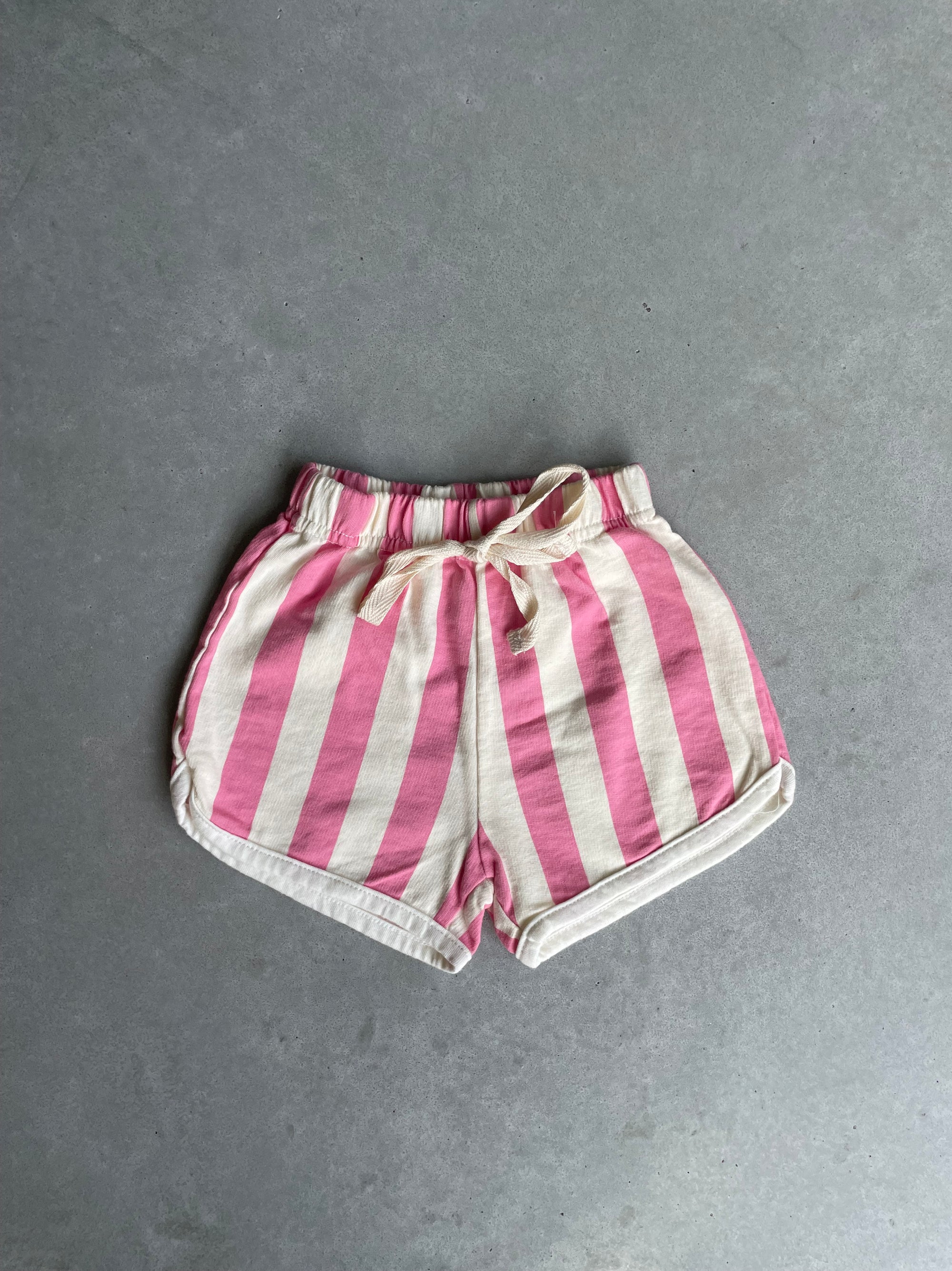 Striped short - roze