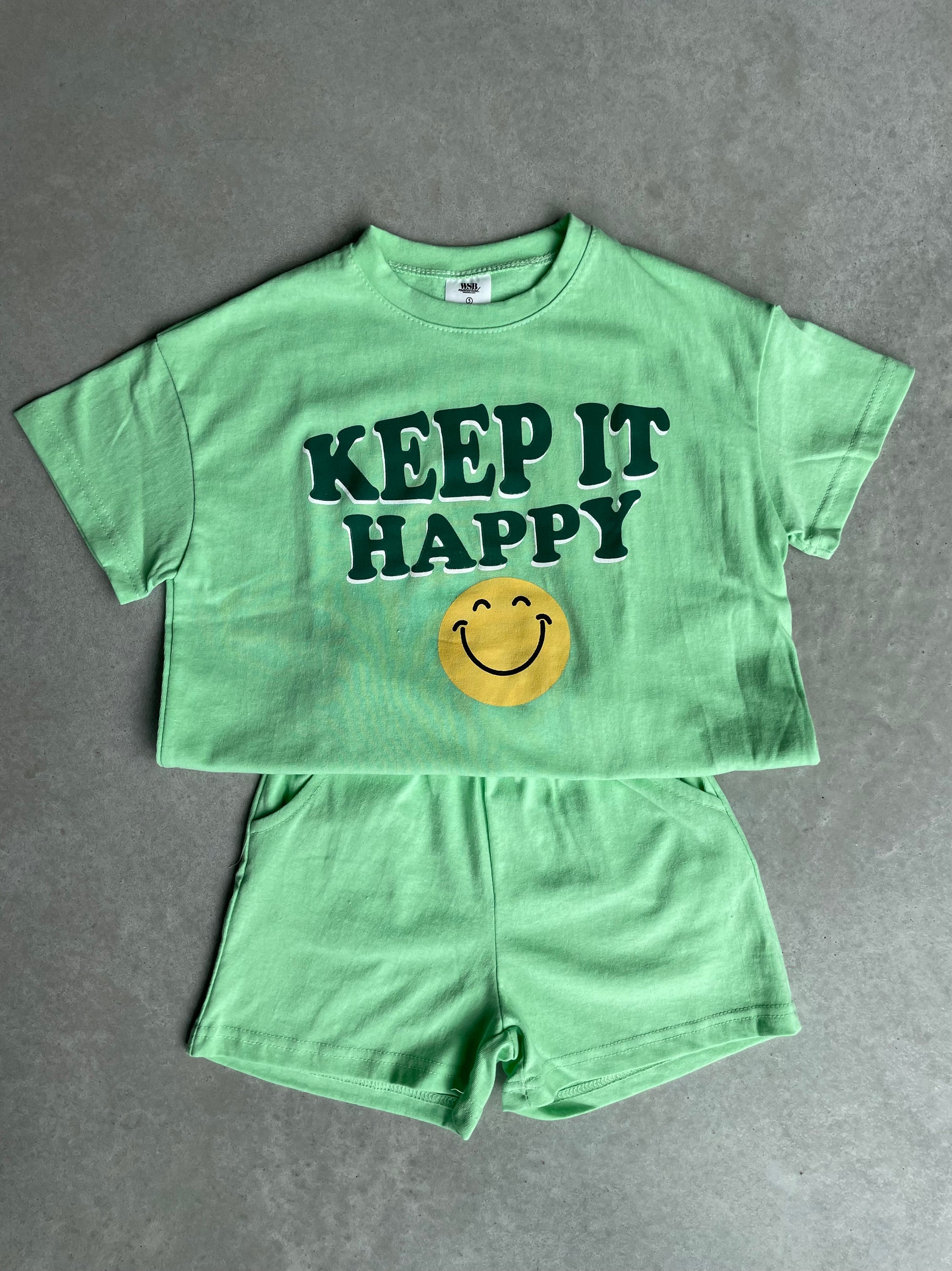 Setje keep it happy - groen