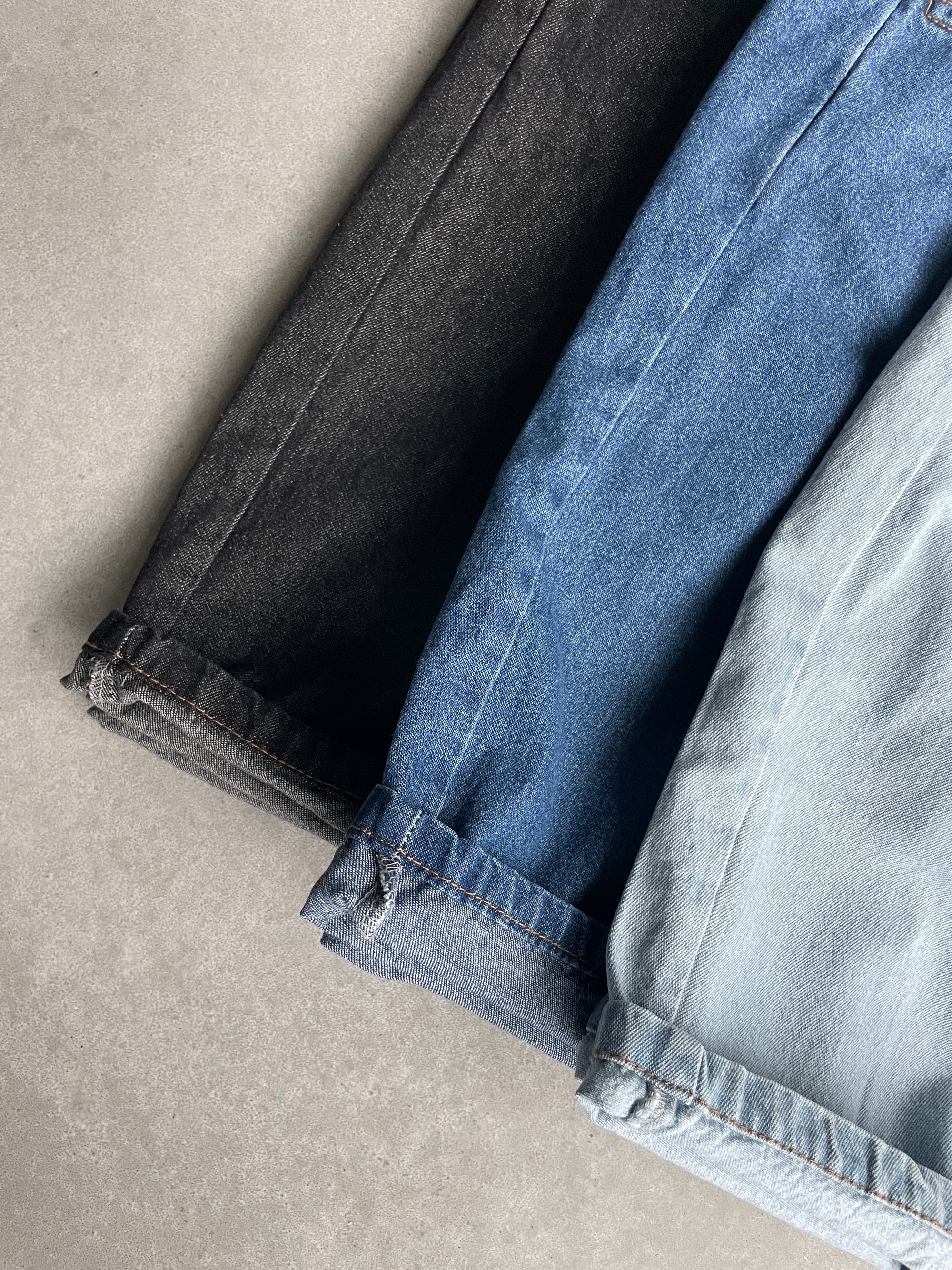 Denim pants - donkerblauw