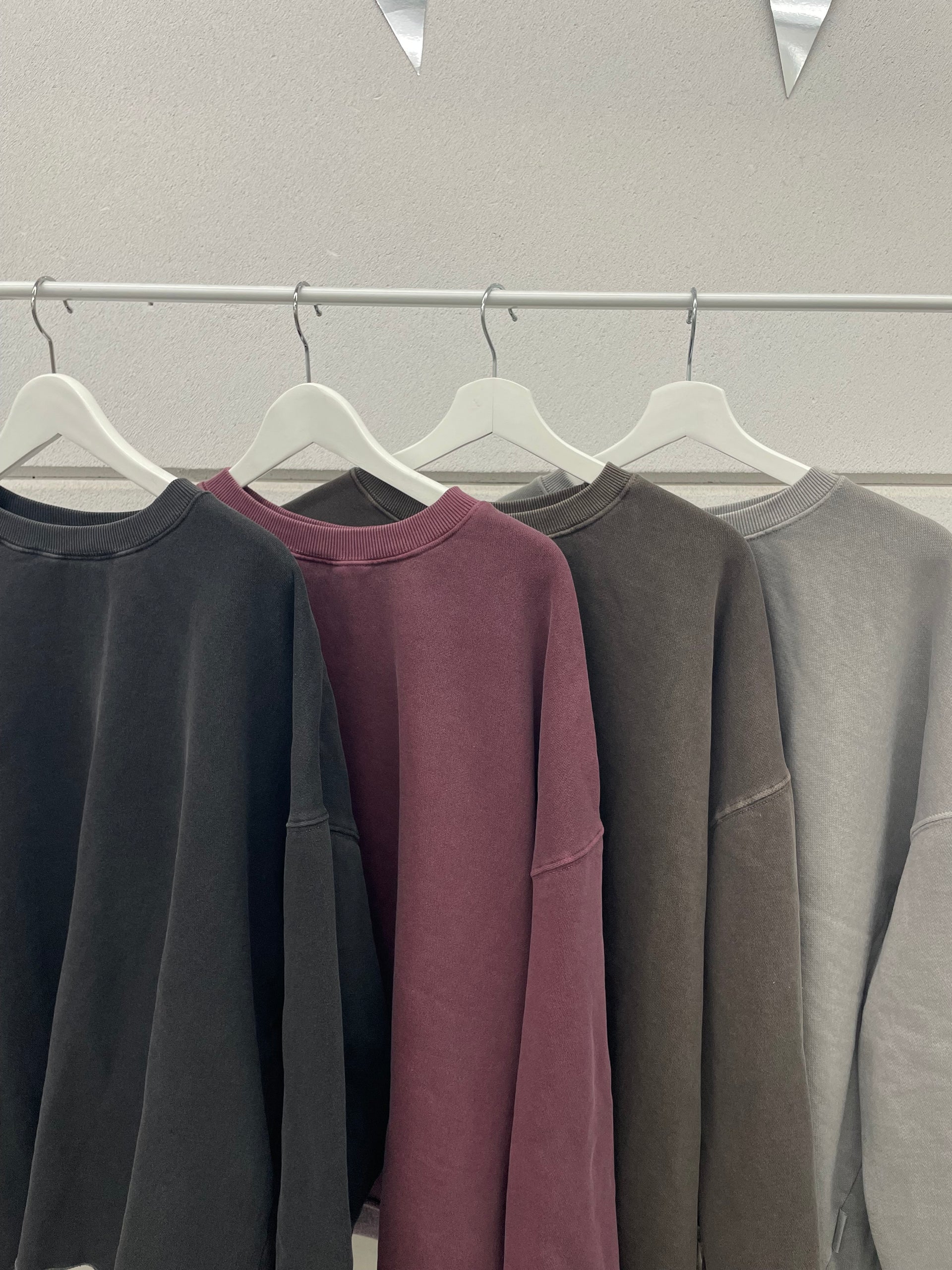 Oversized washed sweater