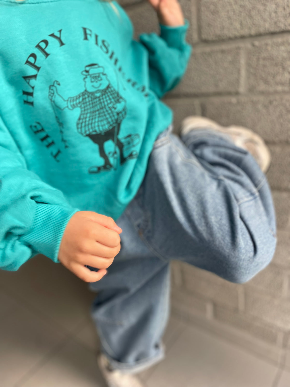 Oversized fisher man sweater
