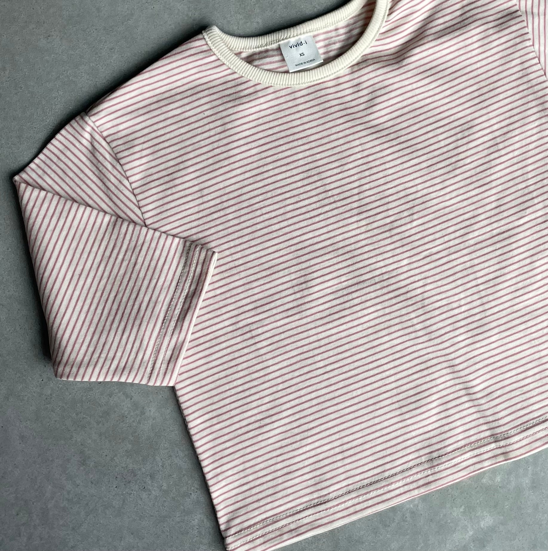 Striped tee - oudroze