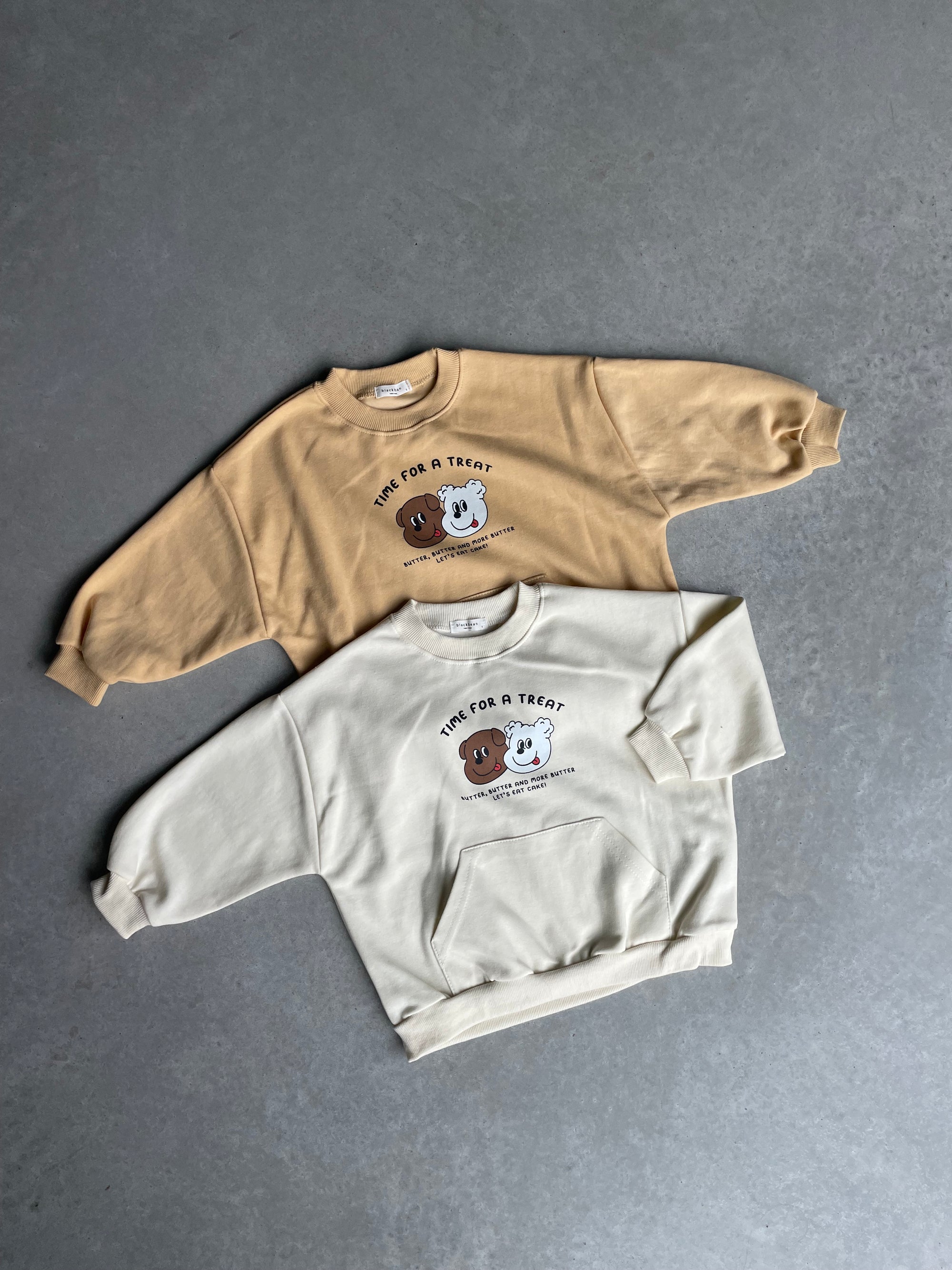 Oversized treat sweater - crème