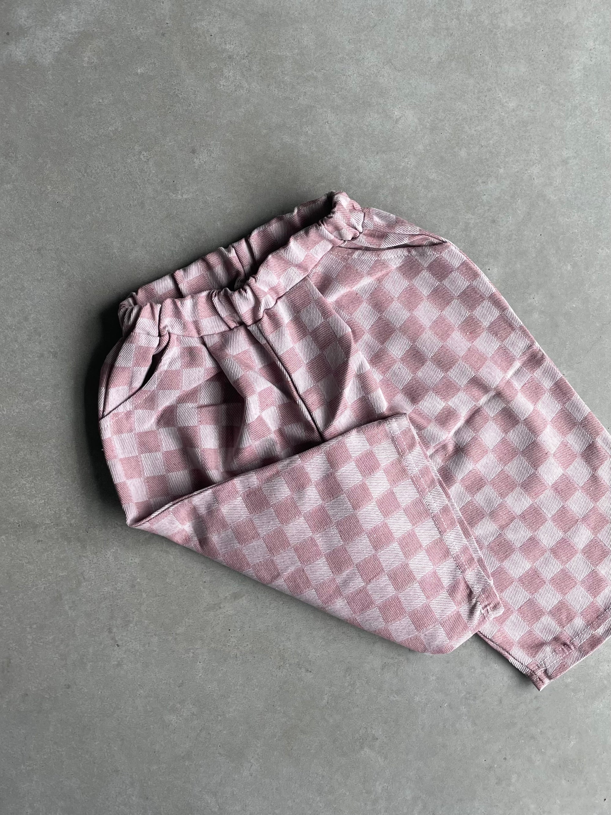 Checkered pants - oudroze