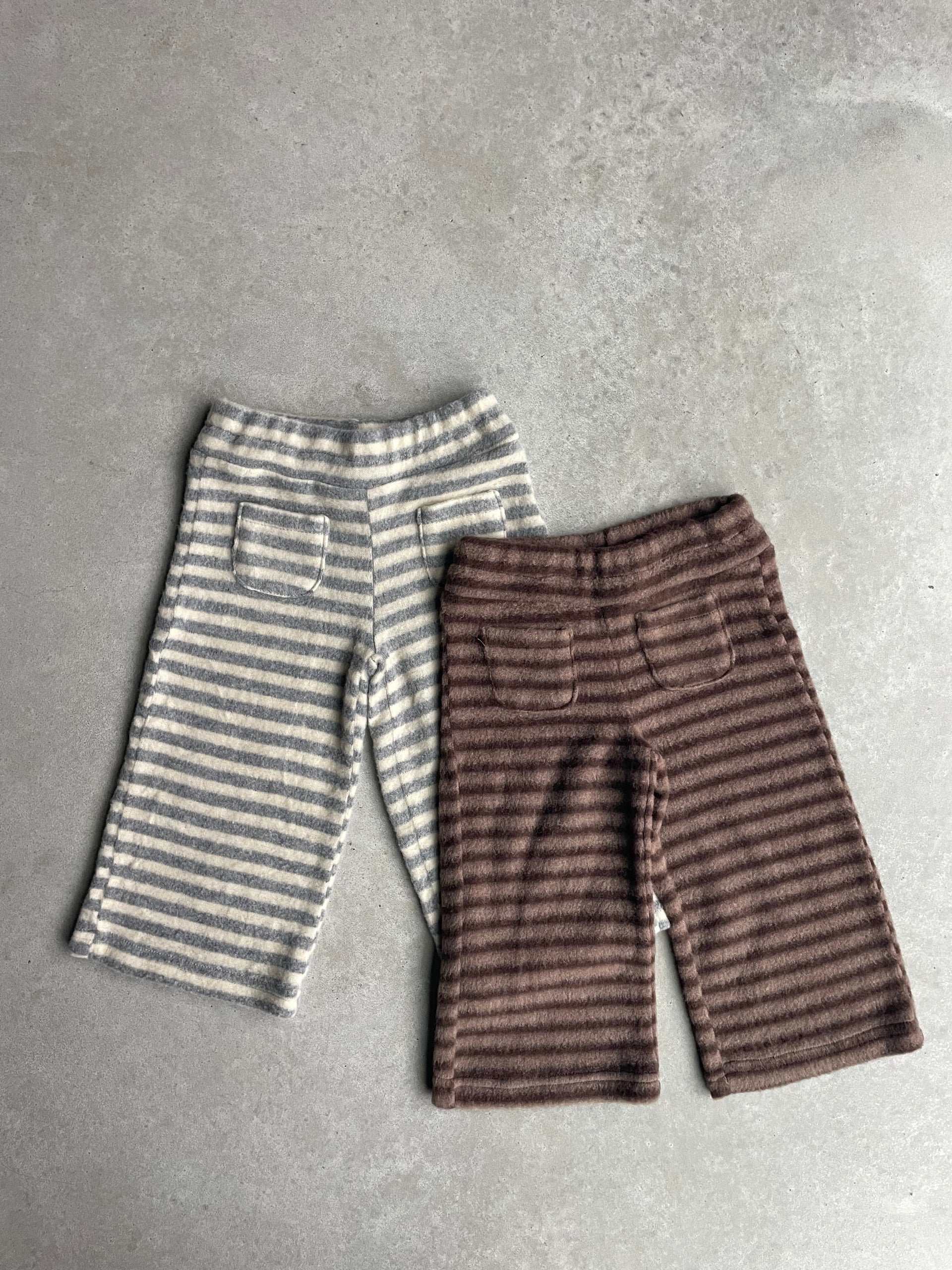 Fleece pocket pants