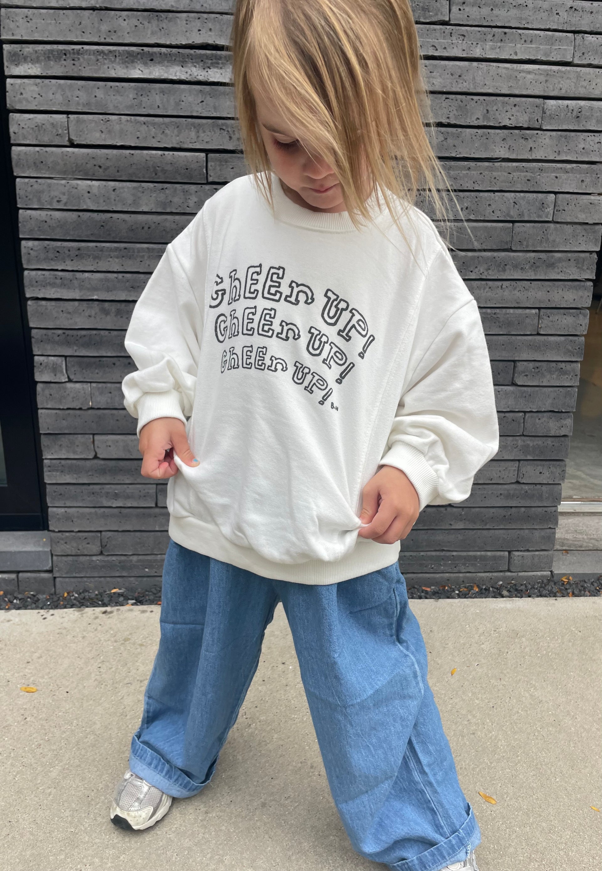 Oversized cheer up sweater