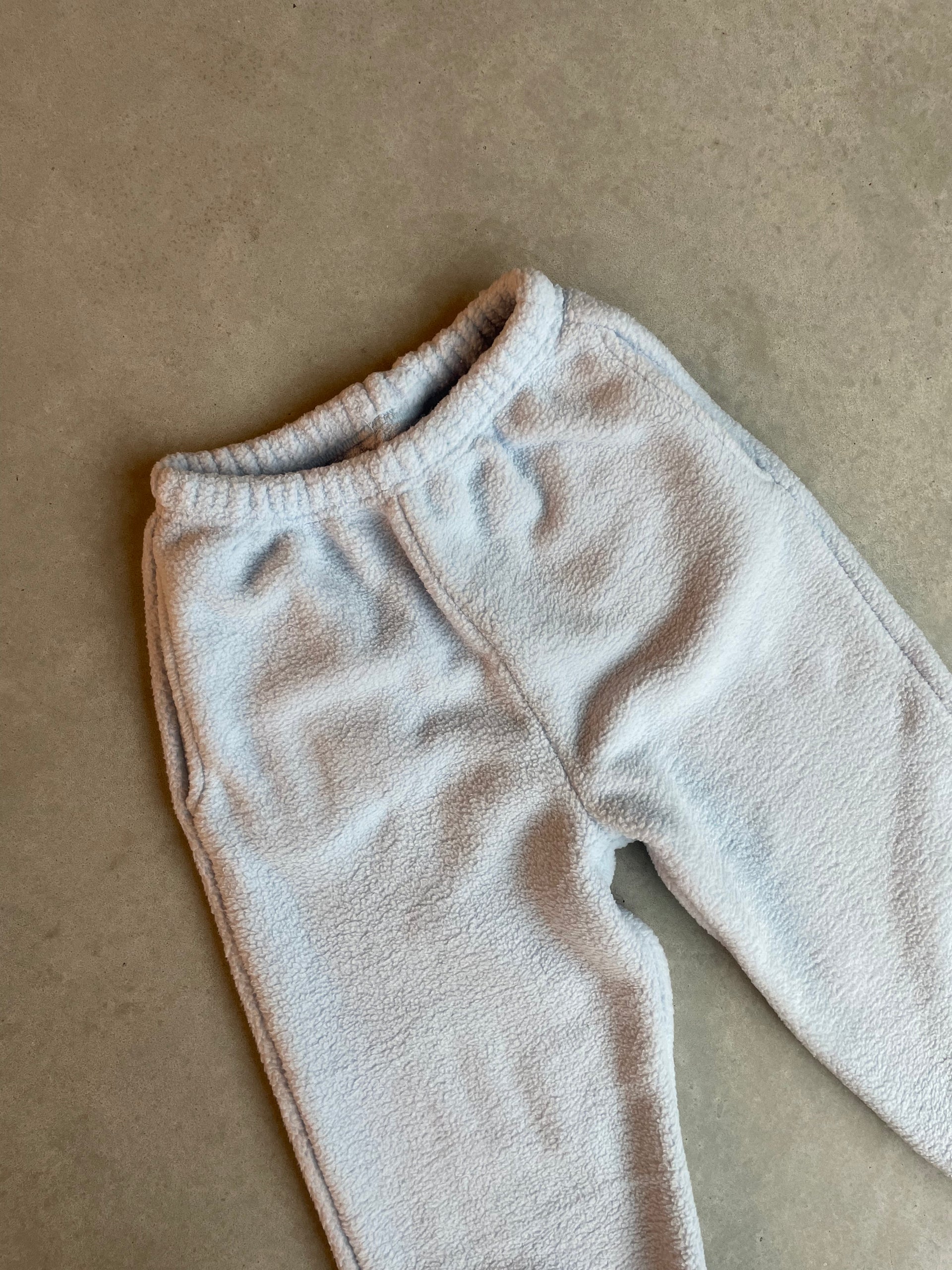 Fluffy fleece pants