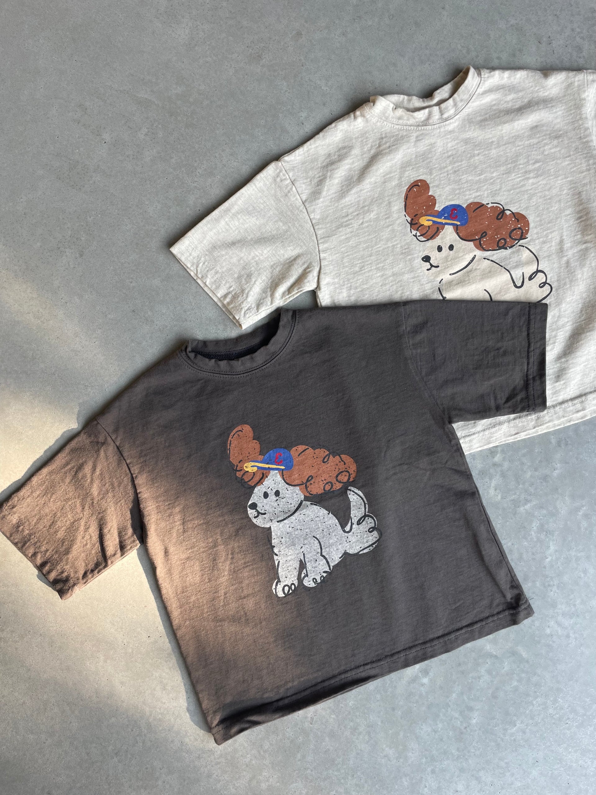 Oversized puppy t-shirt
