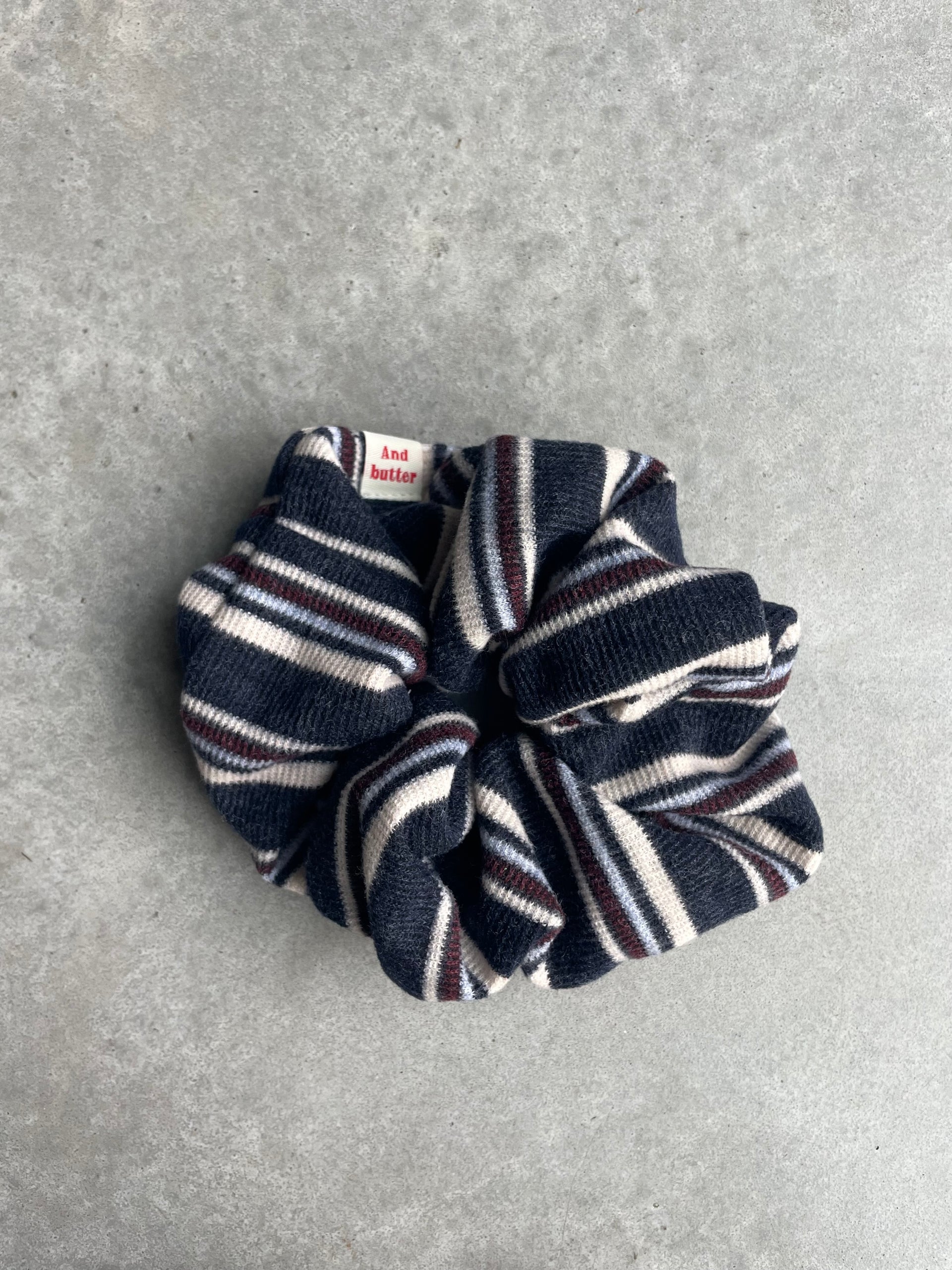 Big striped scrunchie
