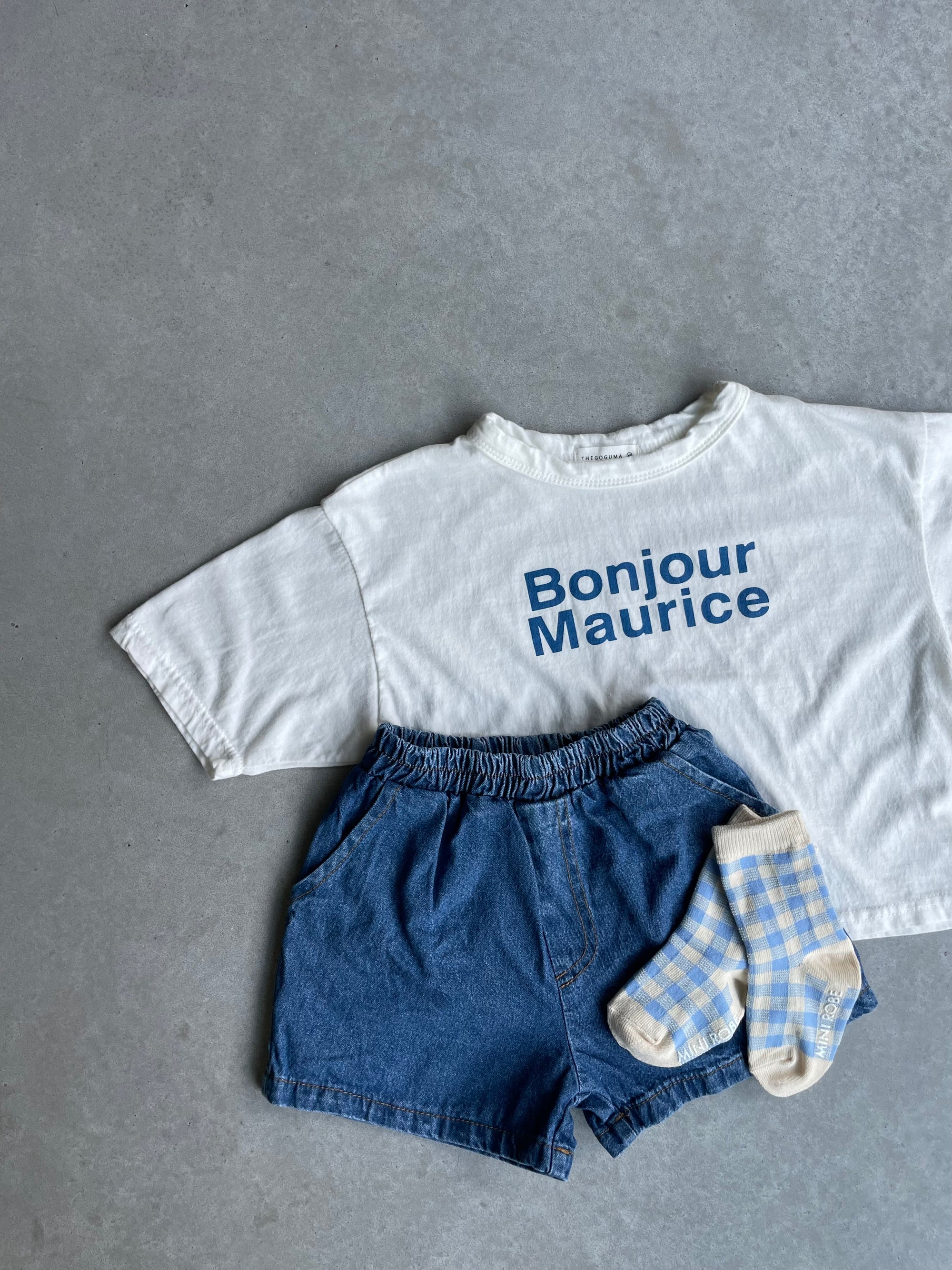Bonjour Maurice tee - wit