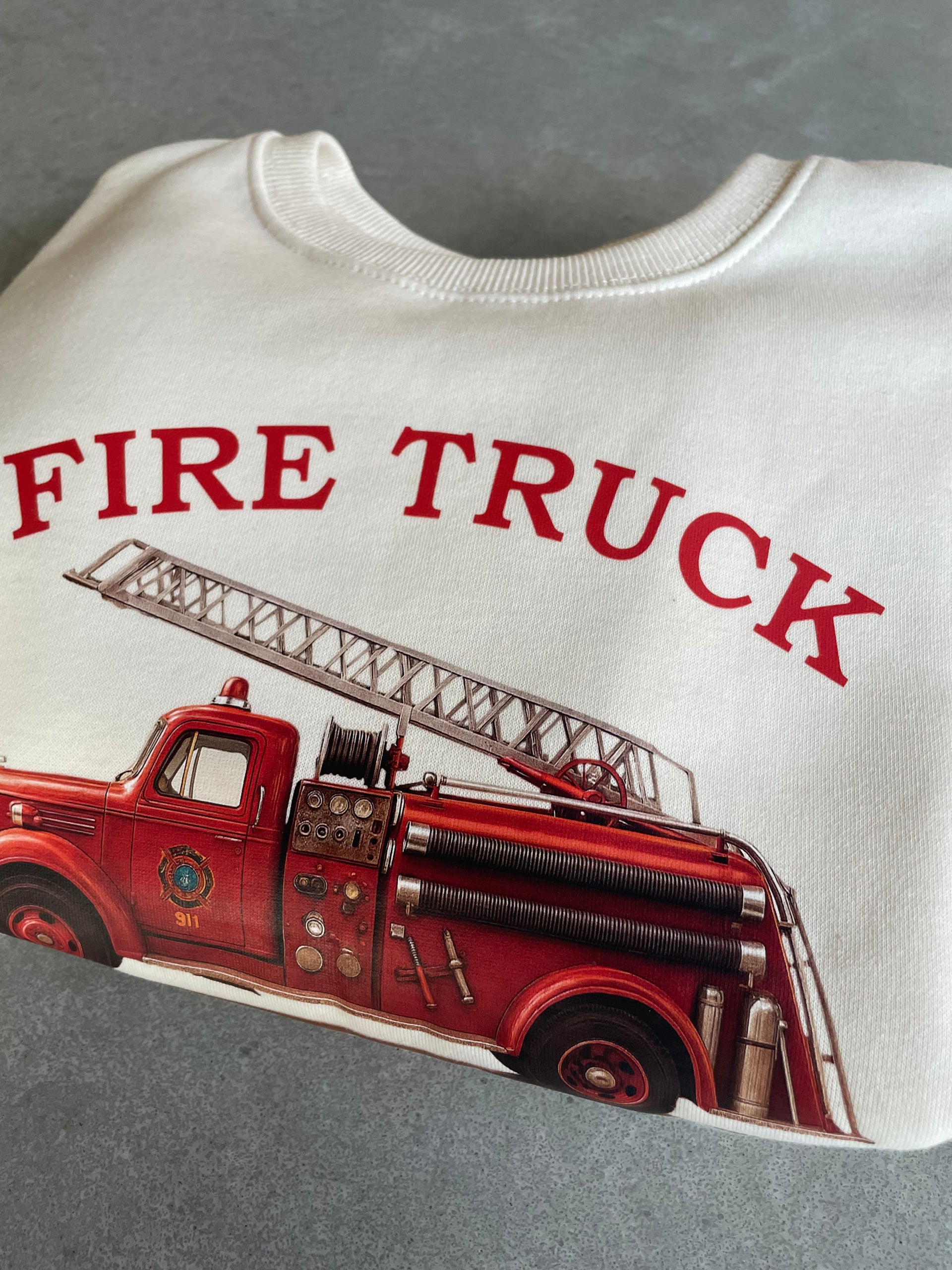 Fire truck sweater - WINTER