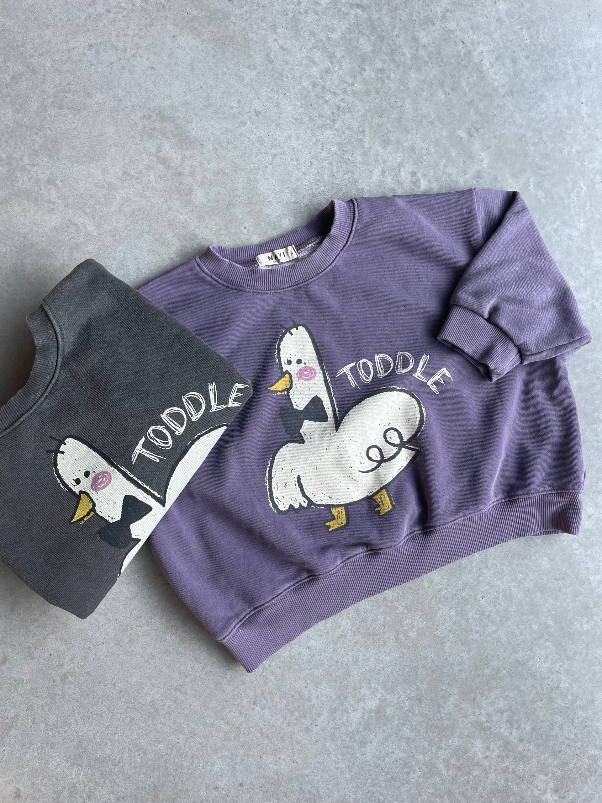 Oversized toddle sweater