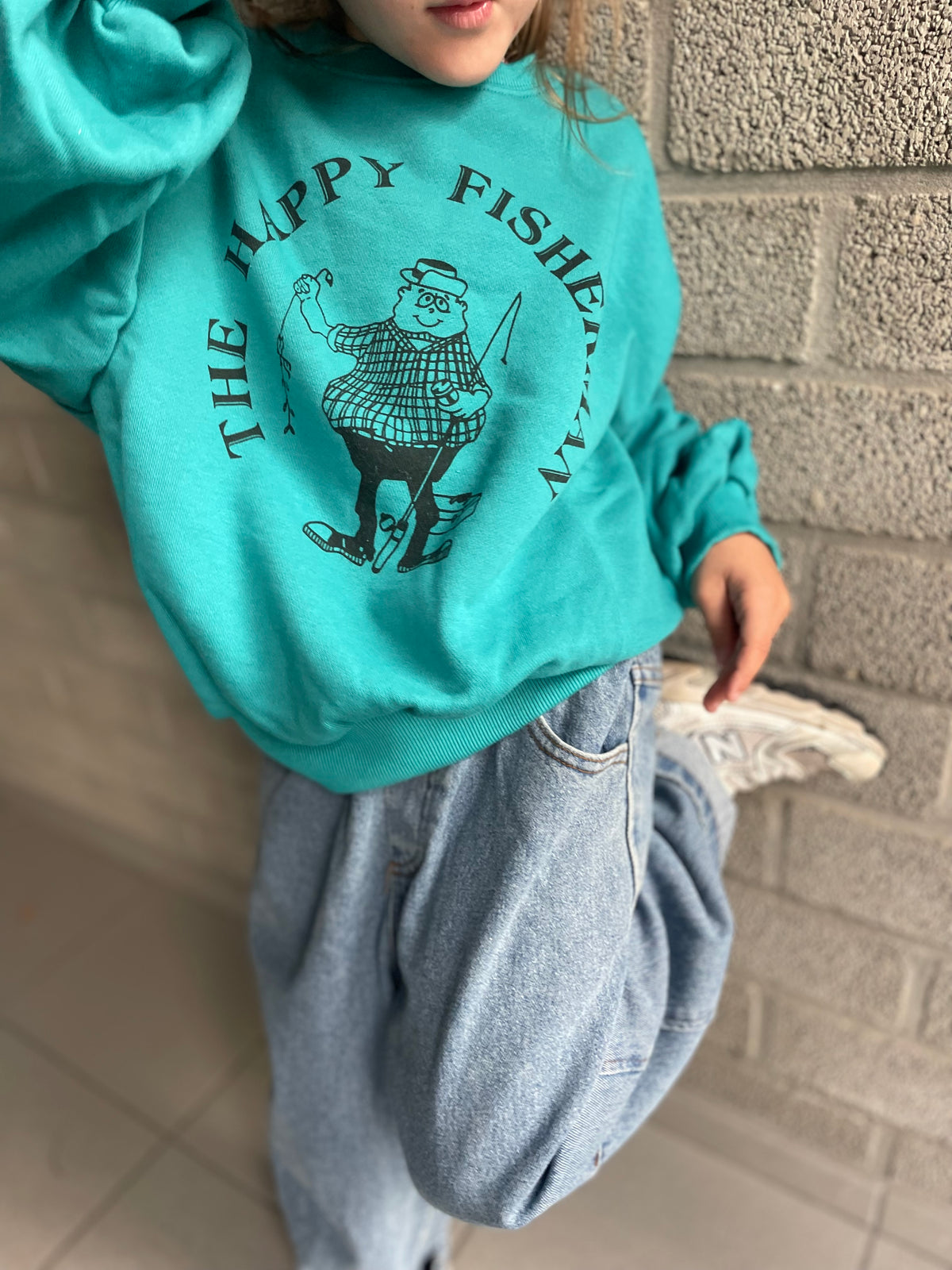 Oversized fisher man sweater