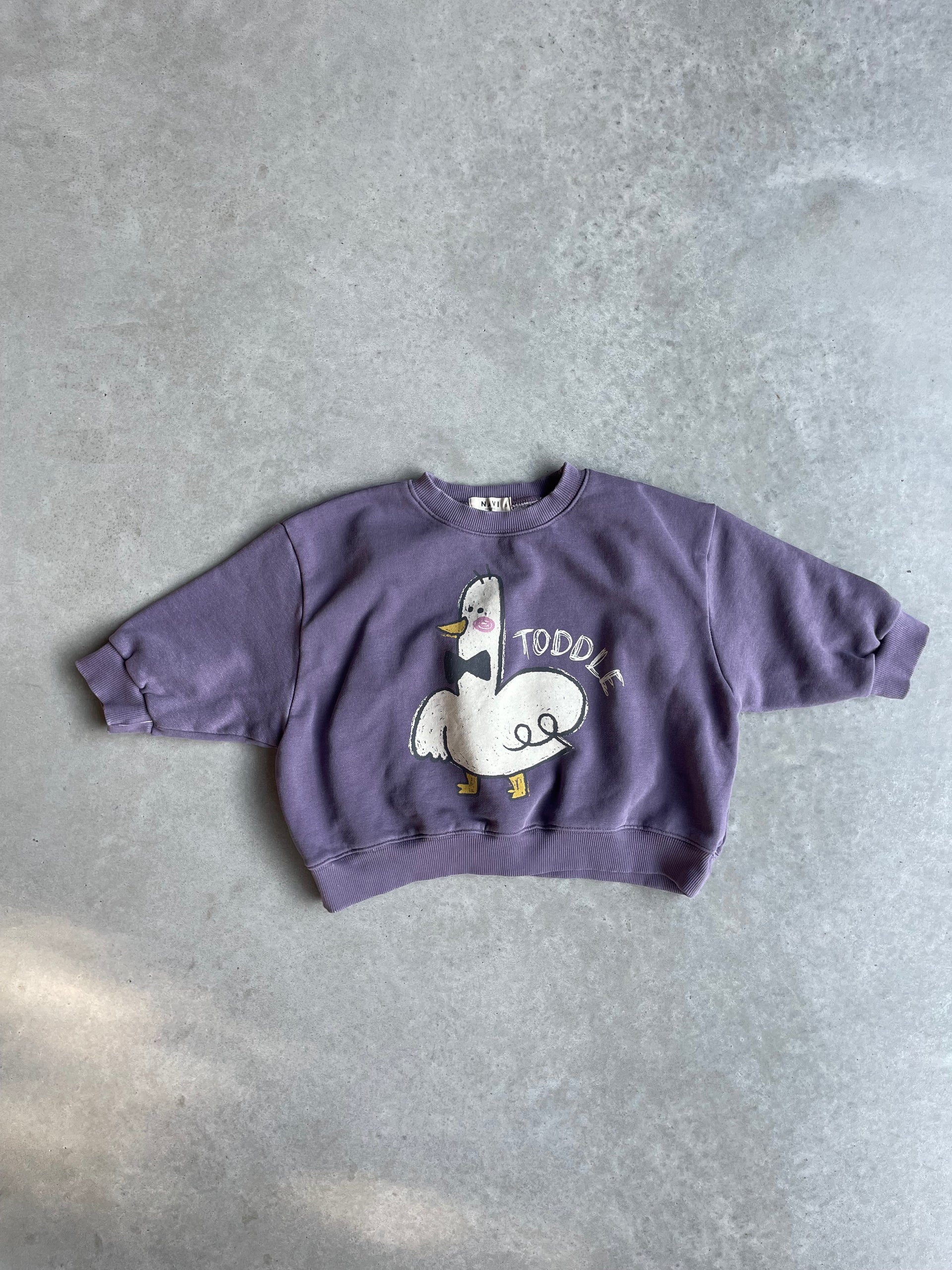 Oversized toddle sweater