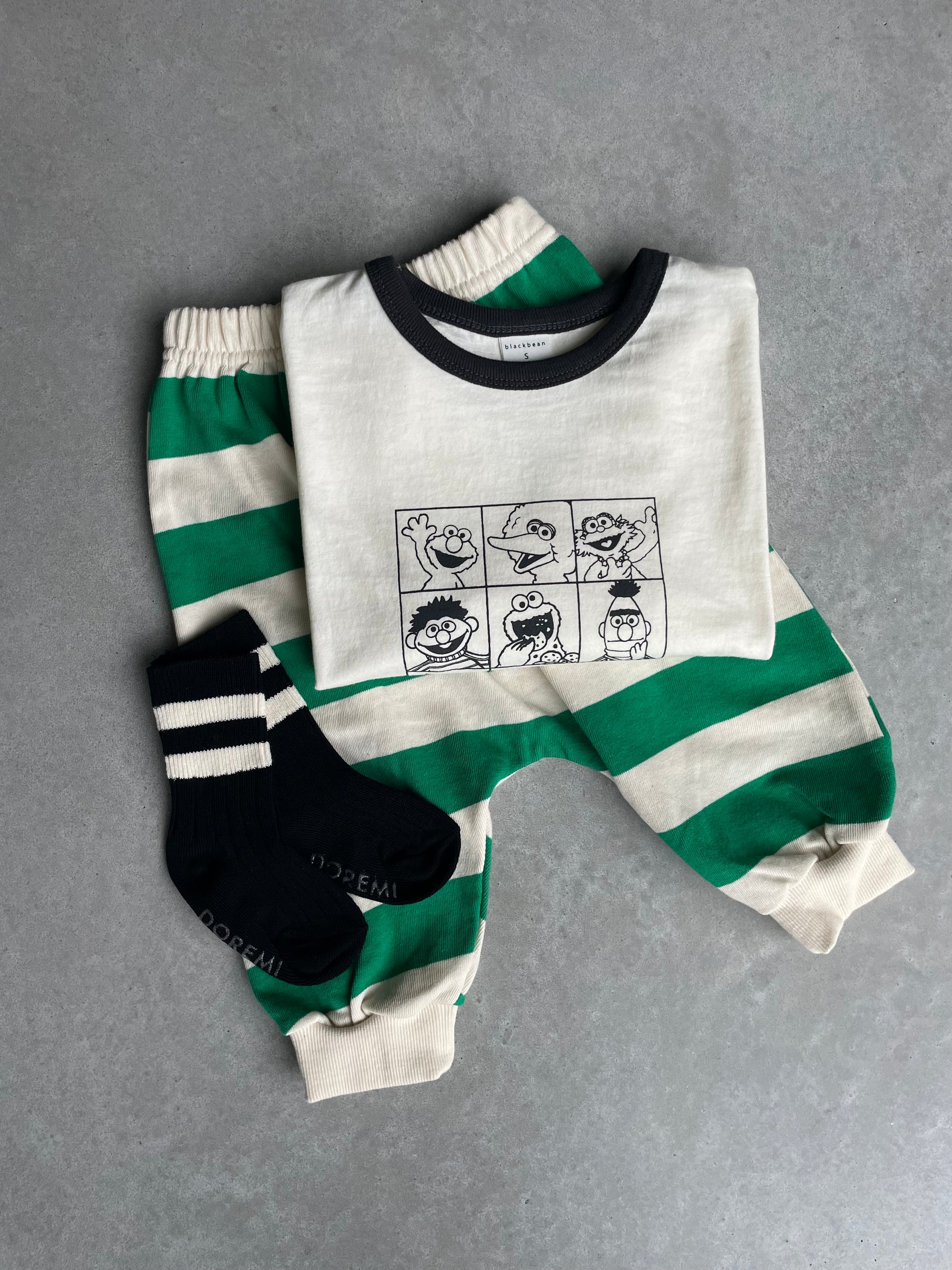 Striped socks - set van 3