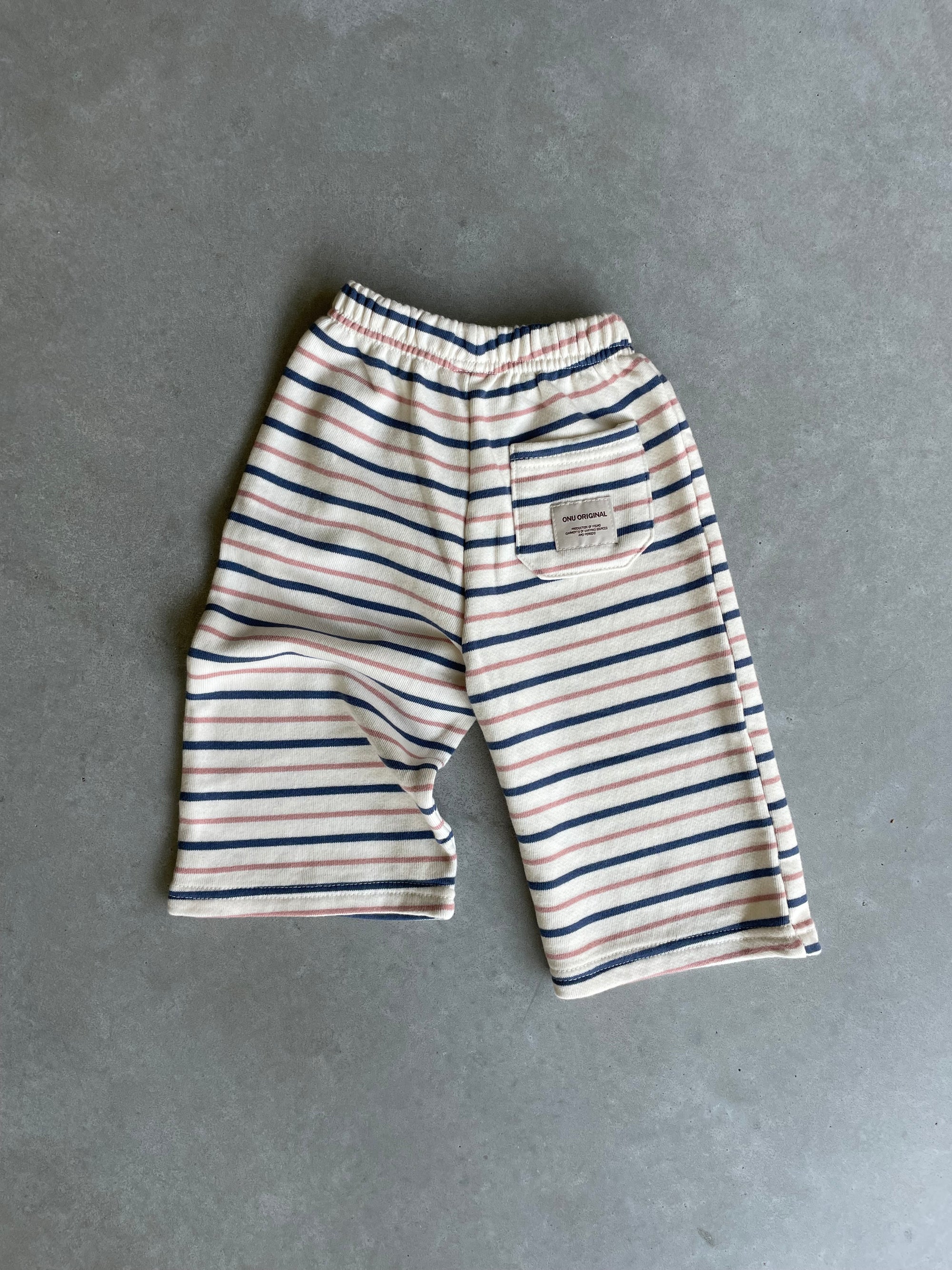 Striped jogging pants - roze & blauw