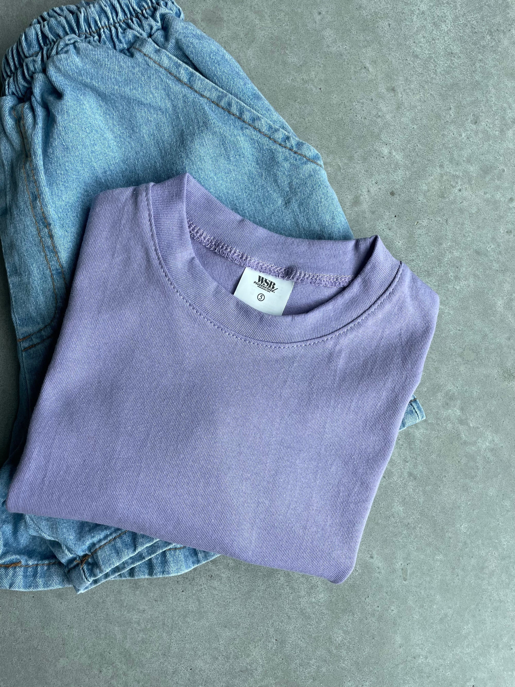 Basic tee - lila