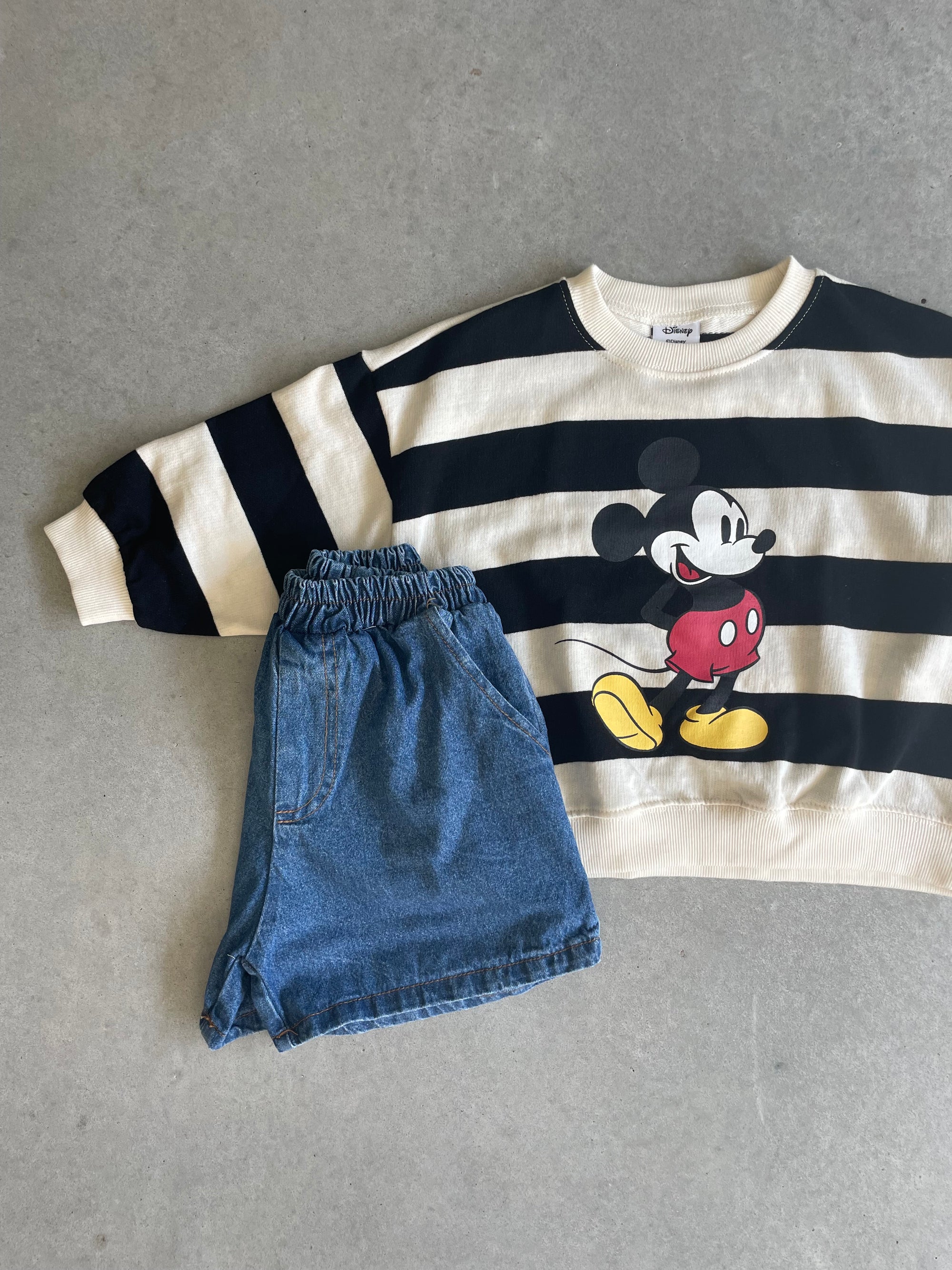 Striped Mickey sweater