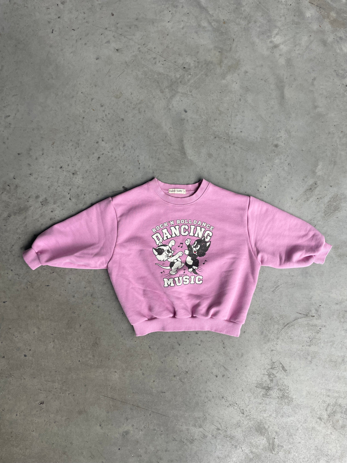 Oversized dancing cats sweater