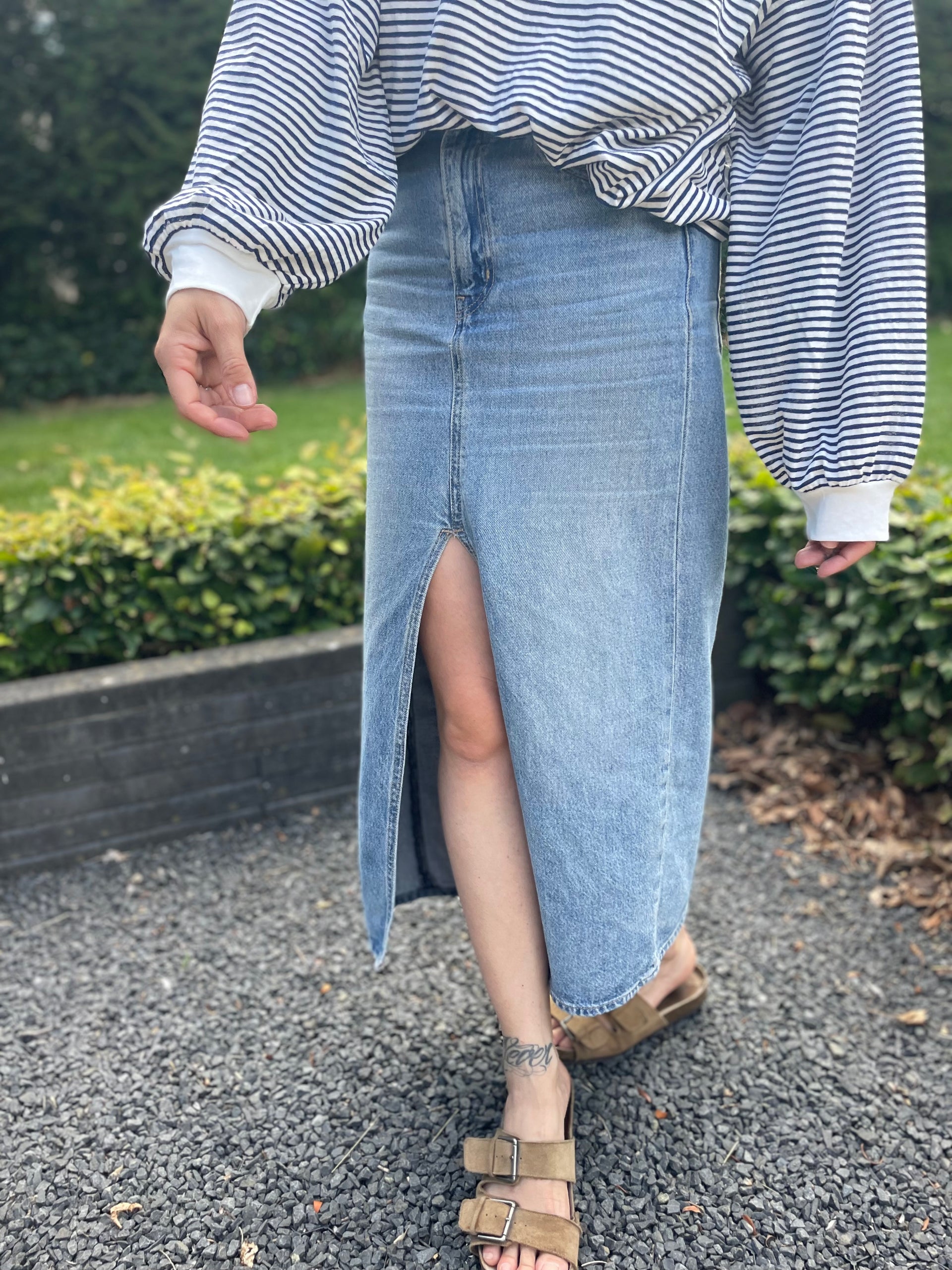 Oversized striped longsleeve