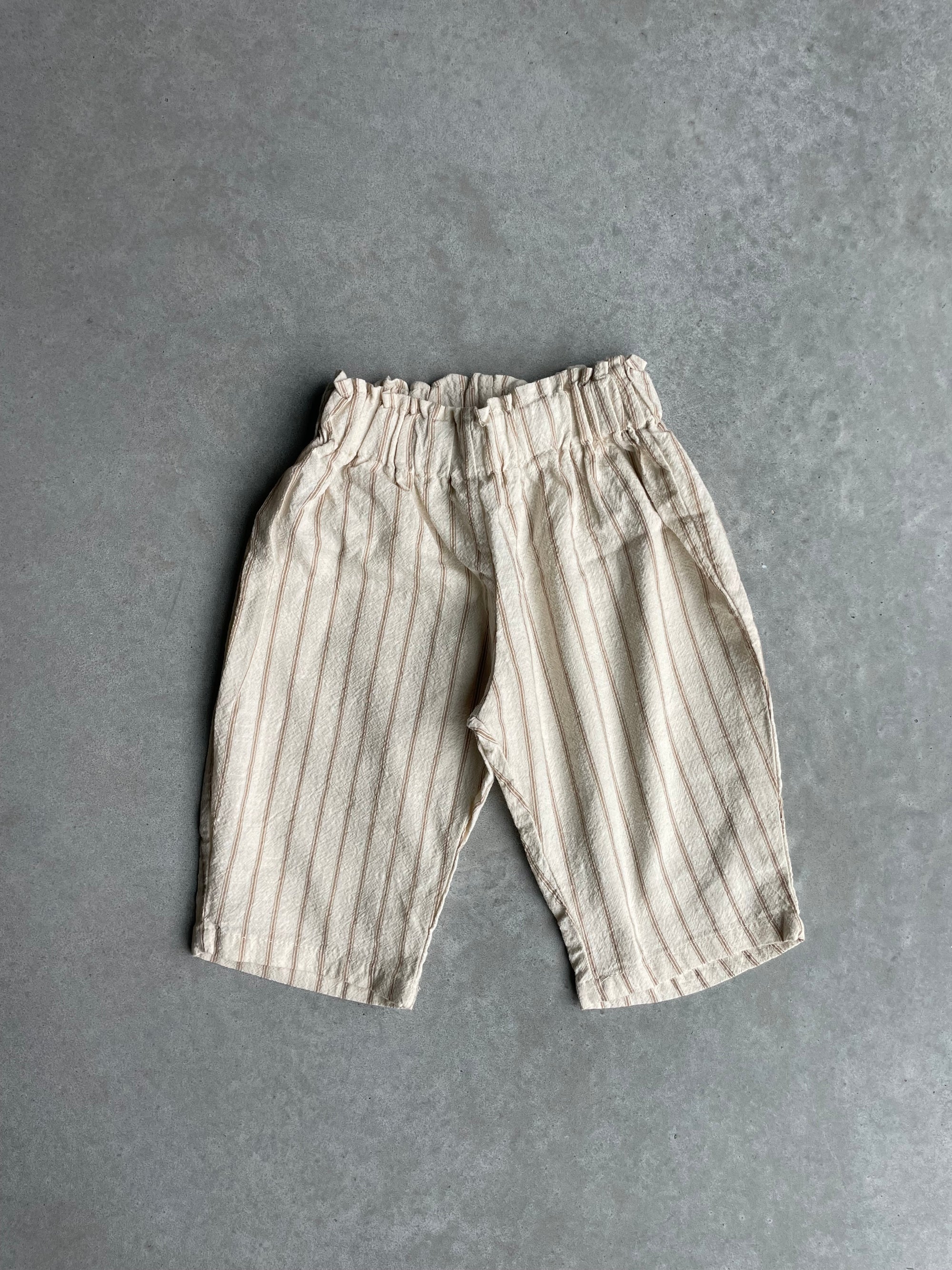 Bebe striped pants - beige