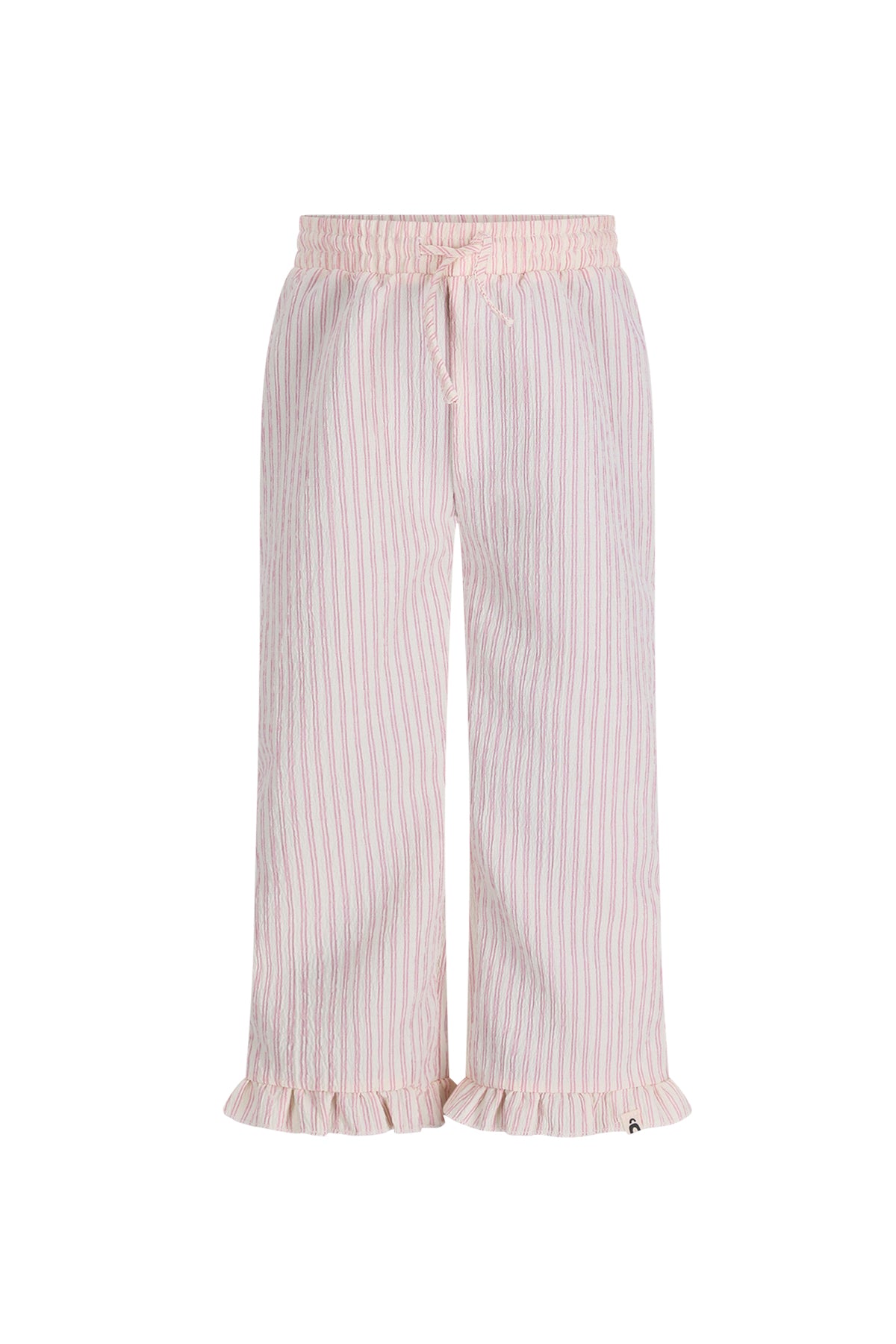 Striped frinkle pants