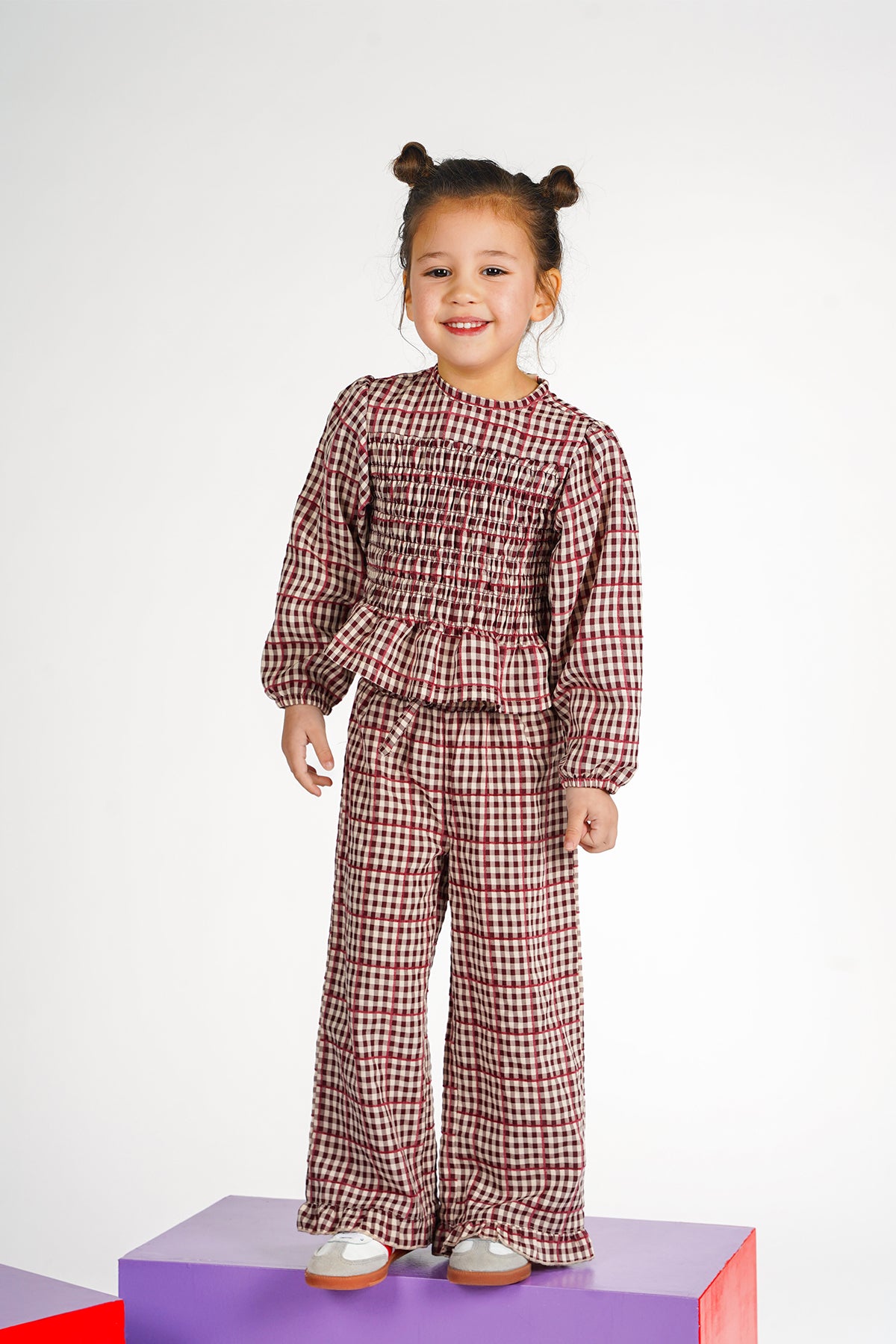 Pants burgundy