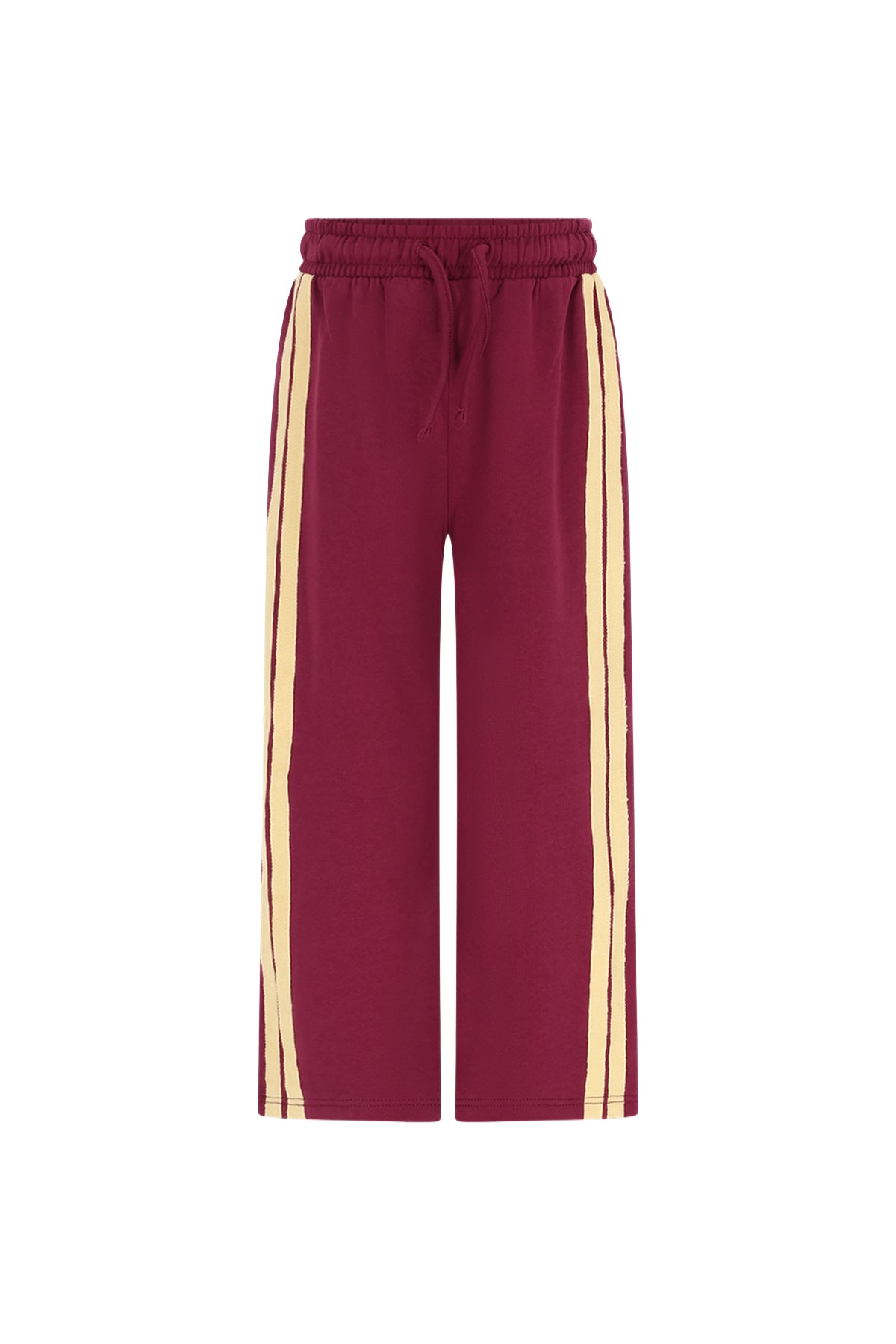 Pants colorblock burgundy