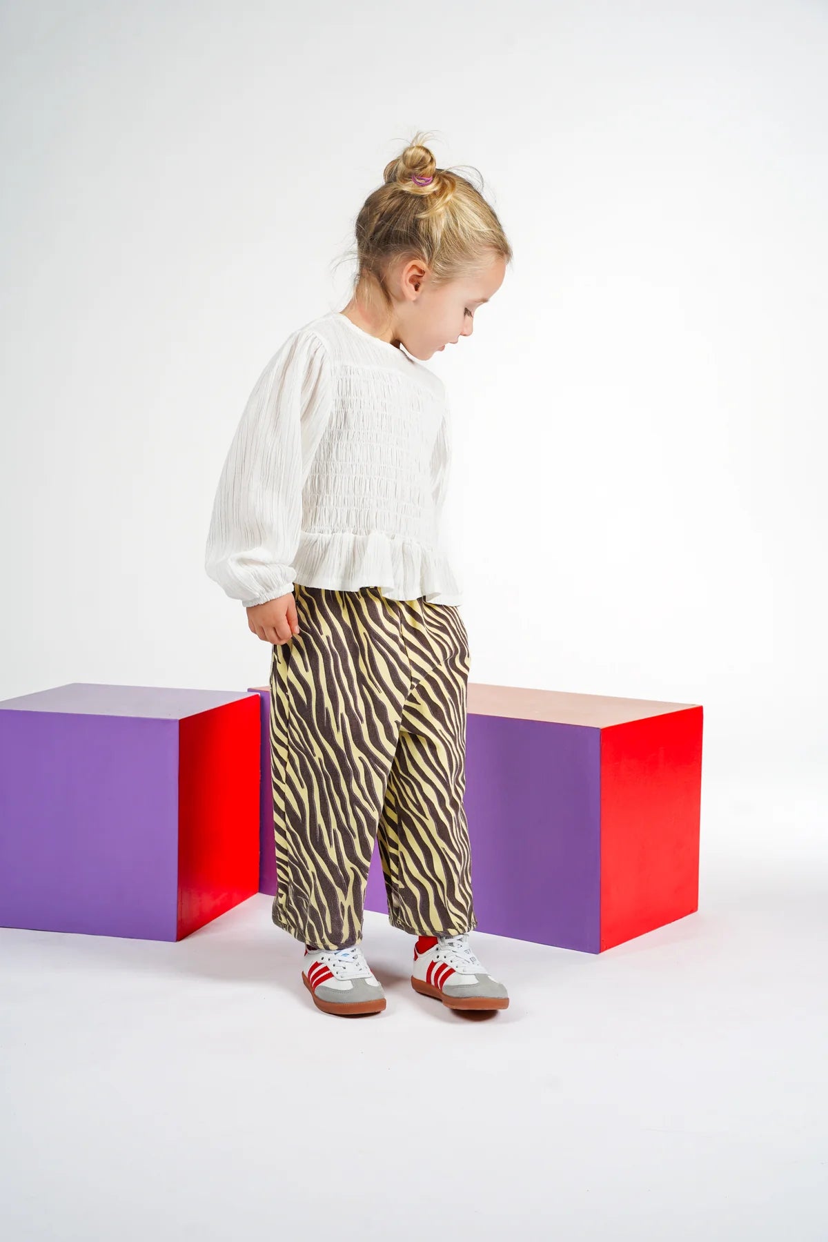 Yellow zebra pants