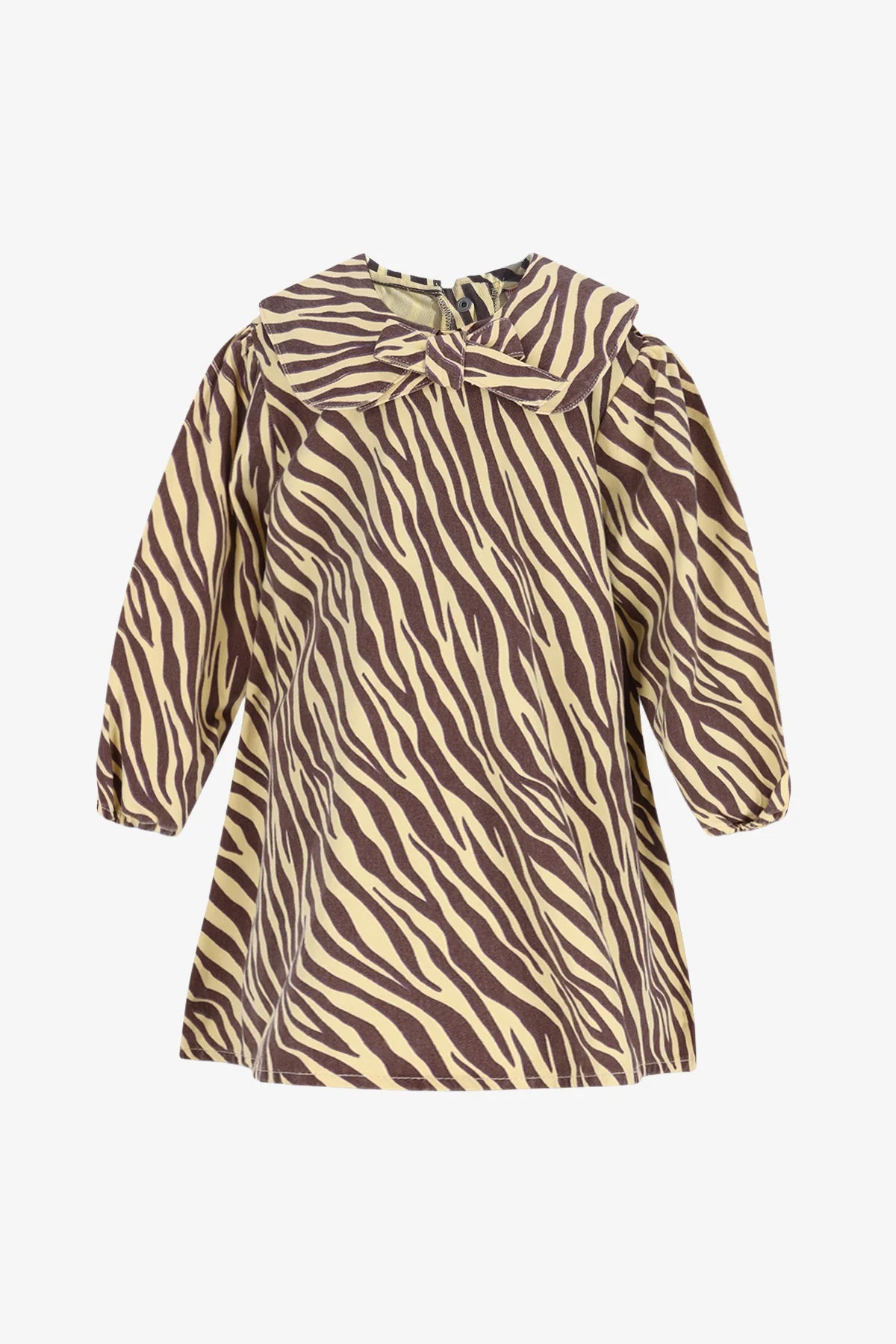 Yellow zebra dress