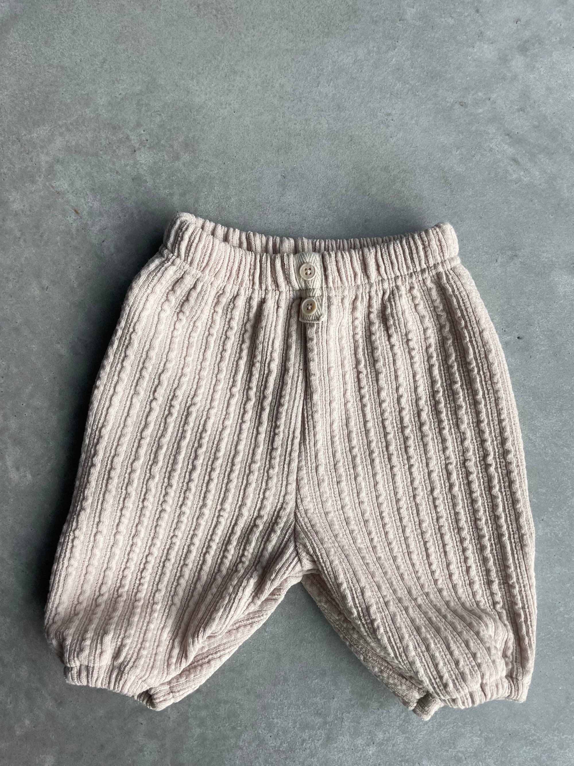 Knitted classy pants - beige