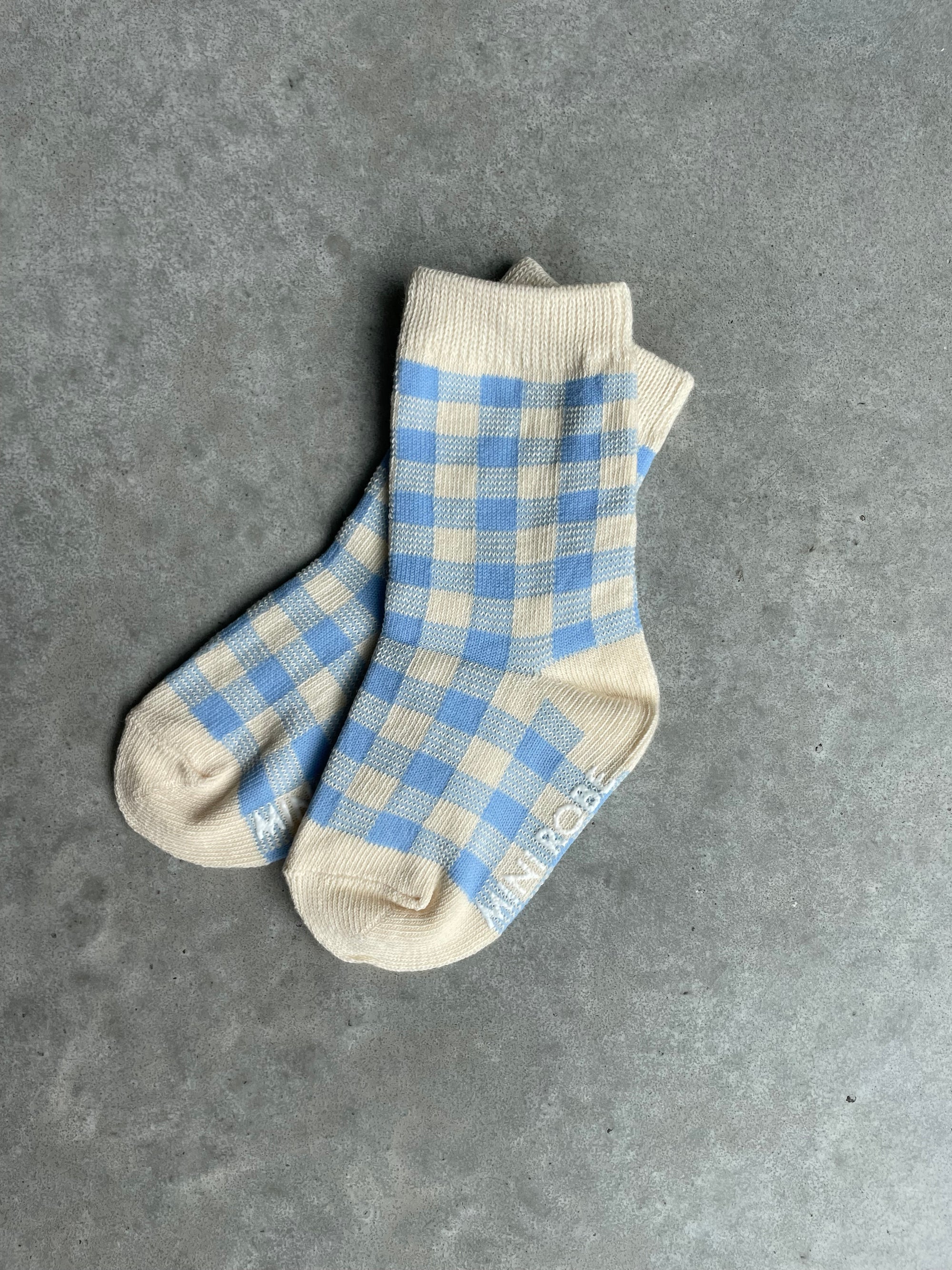 Spring check socks - set van 5
