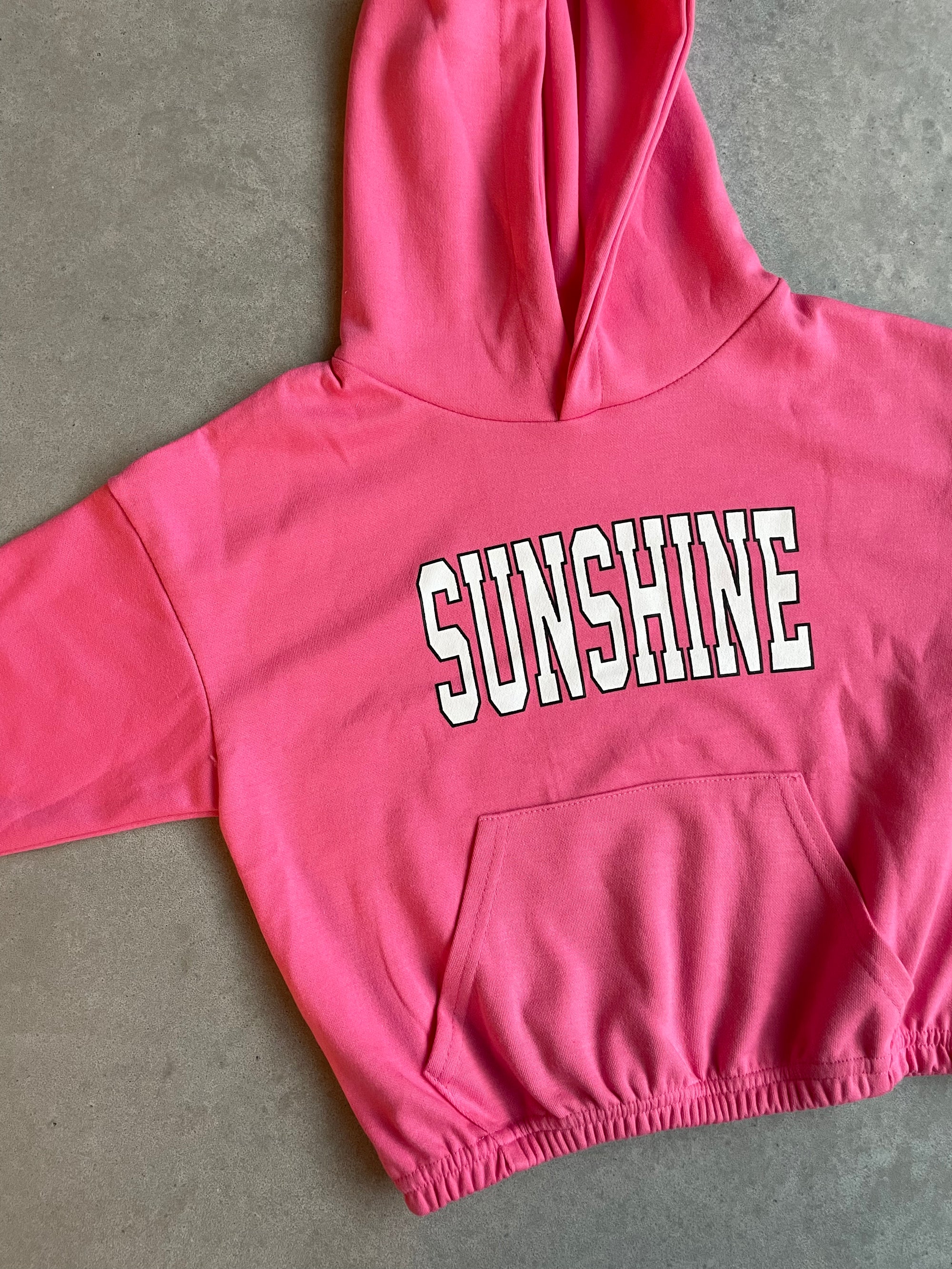 Sunshine hoodie - hot pink