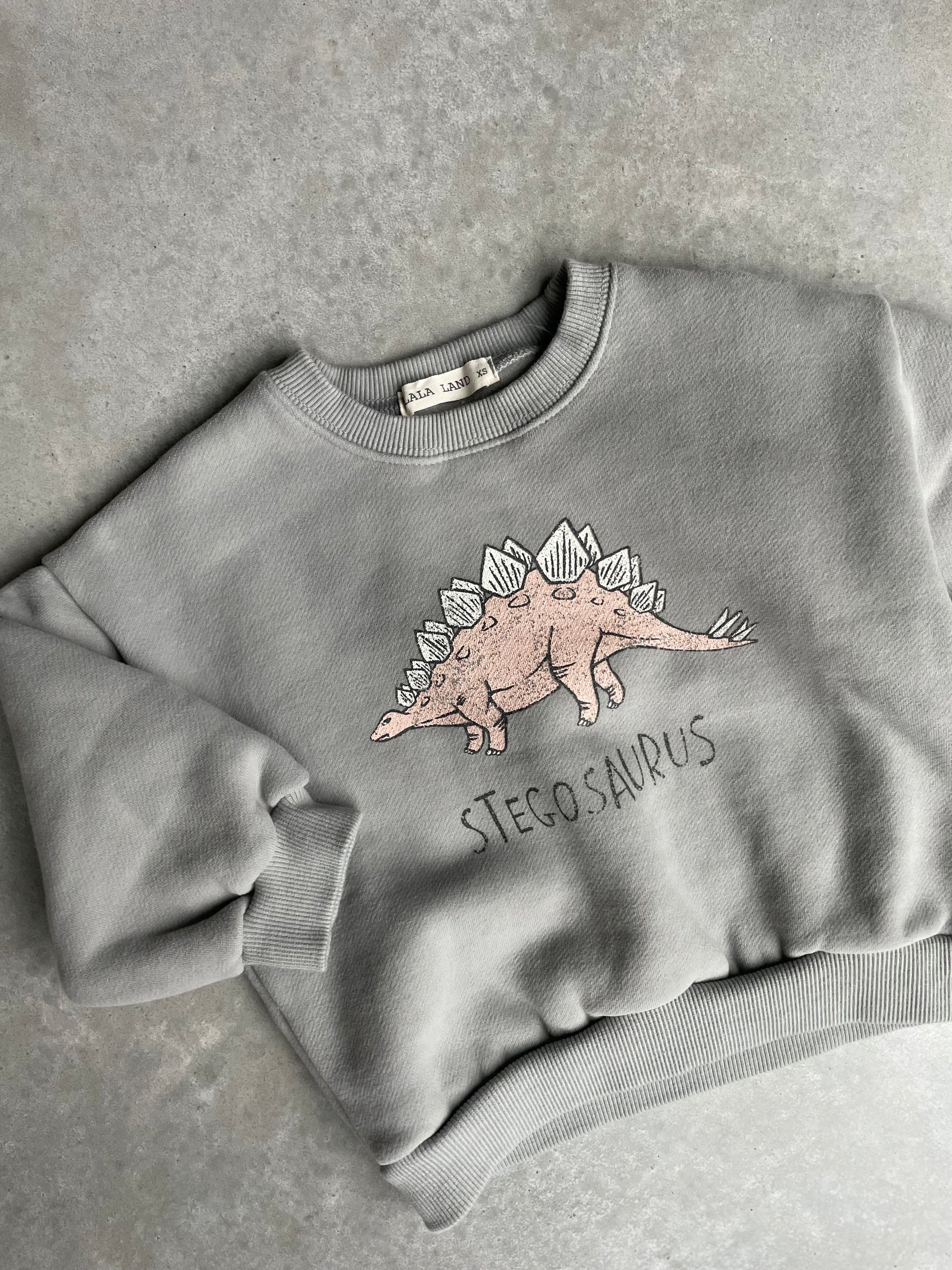 Oversized dino sweater - oudturquoise