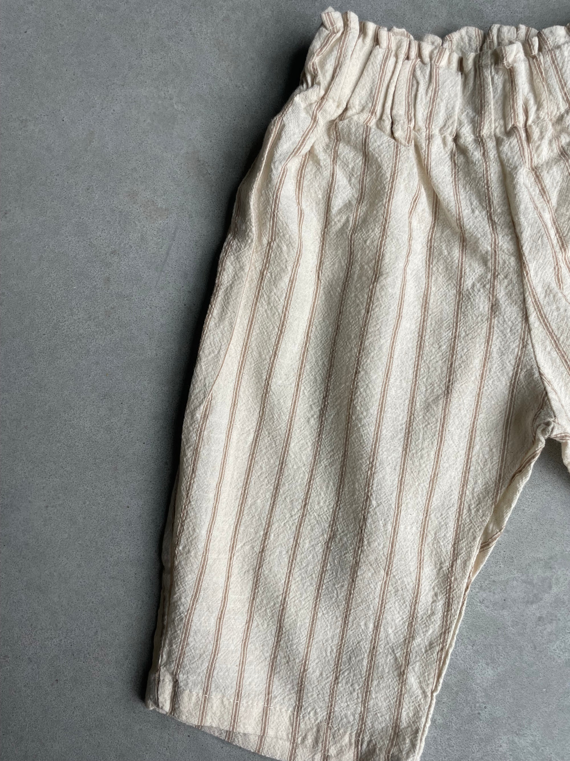 Bebe striped pants - beige