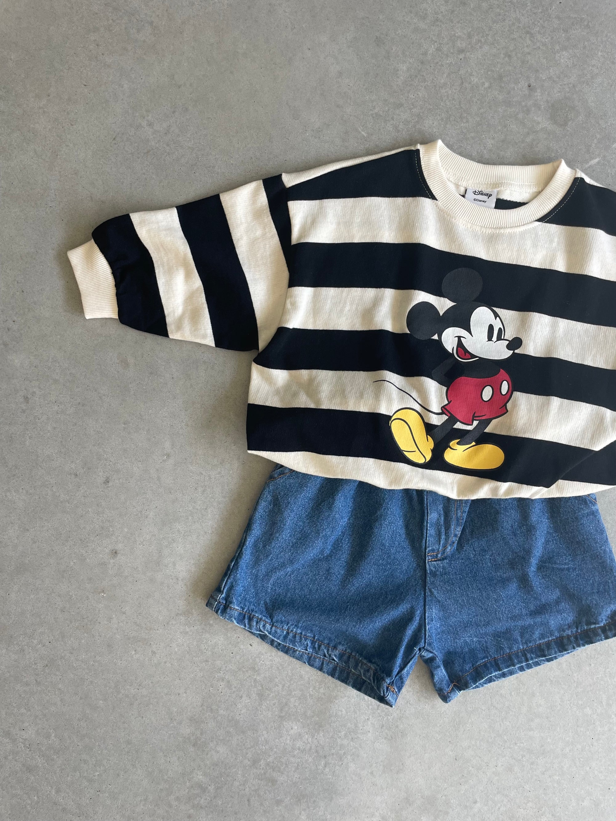 Striped Mickey sweater