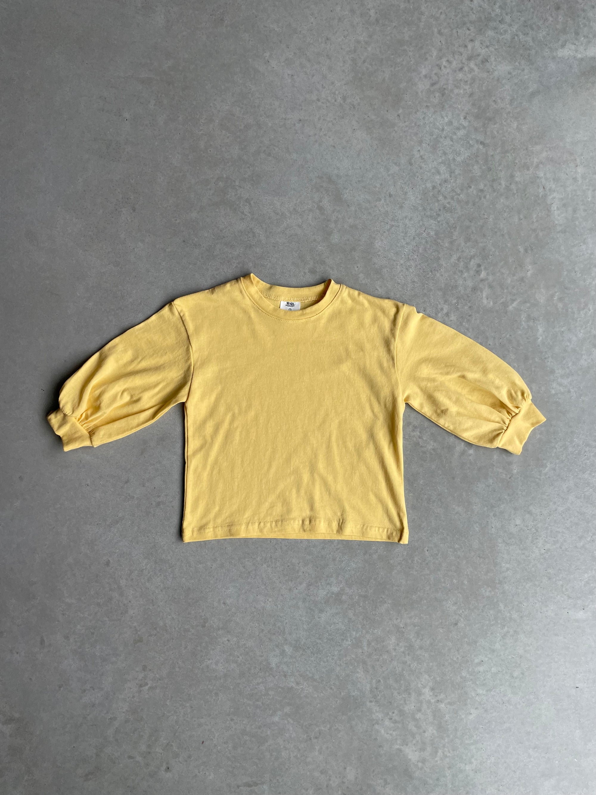 Basic tee - geel