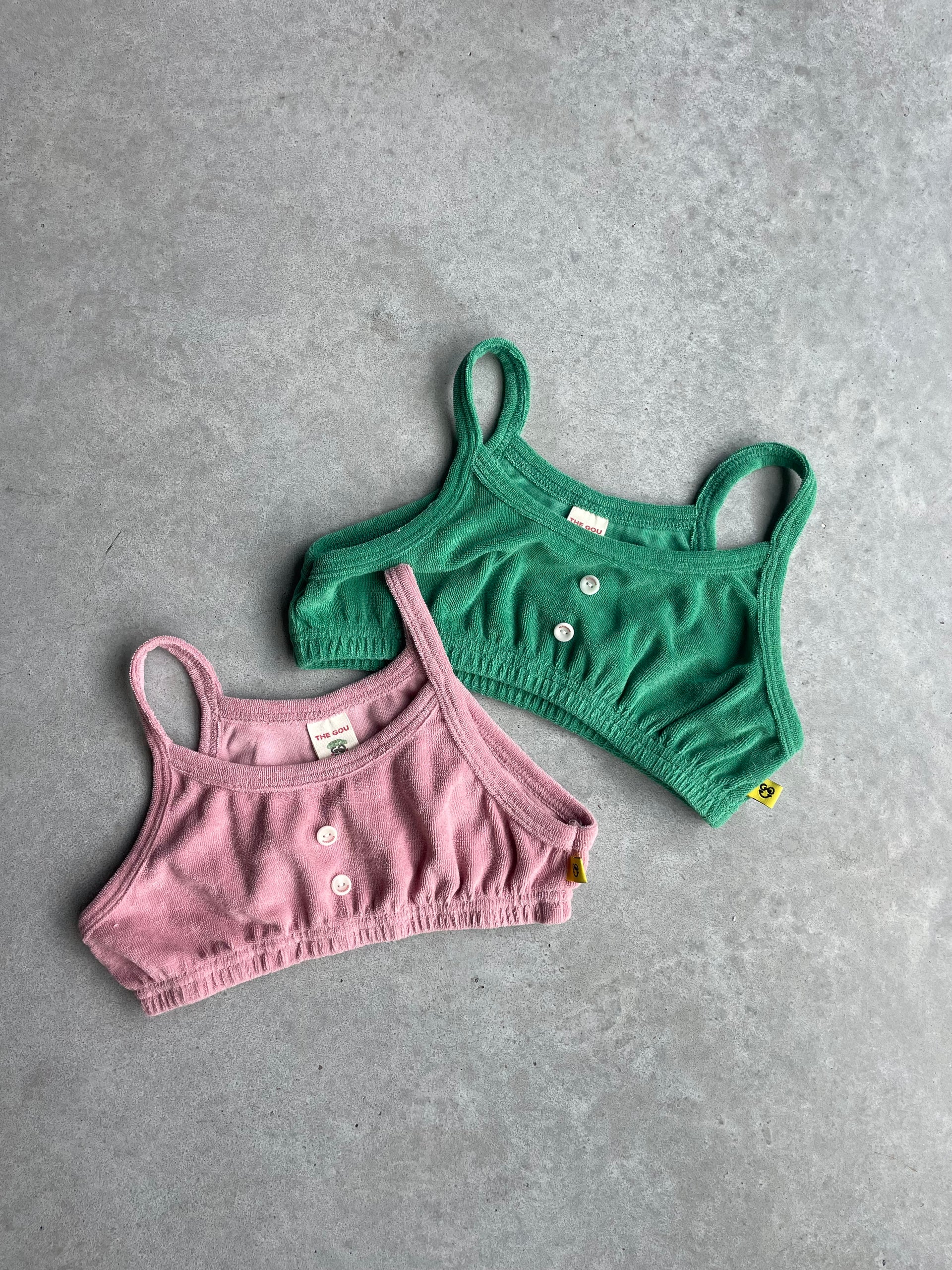 Terry crop top