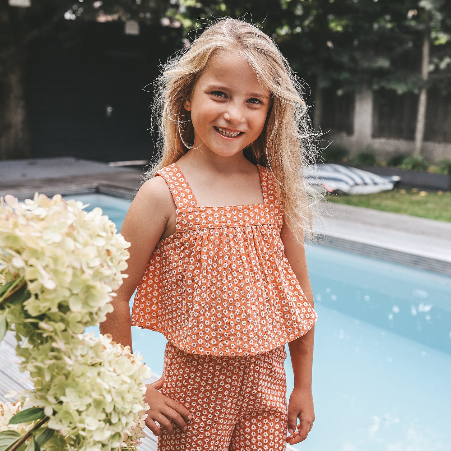 Broderie summer top