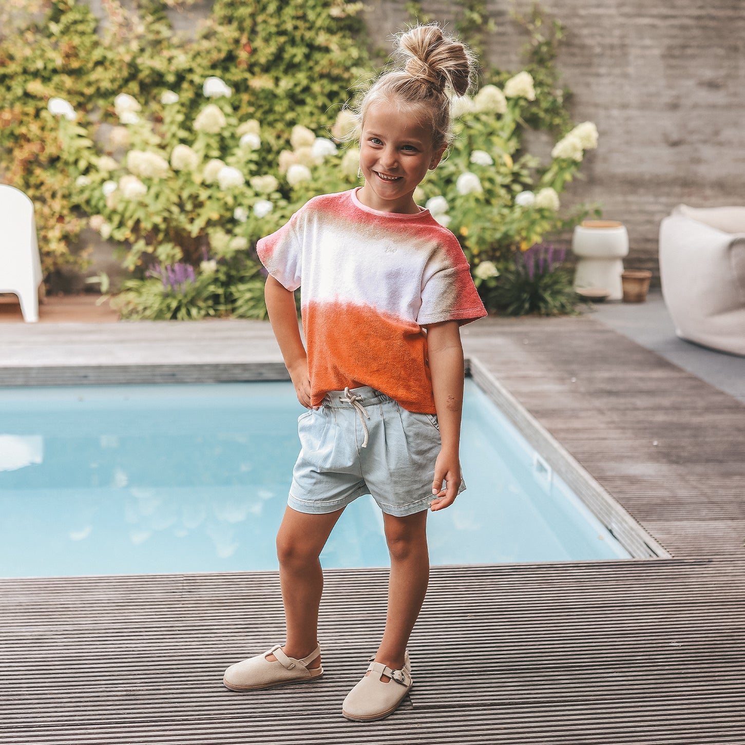 Dip dye oversized t-shirt